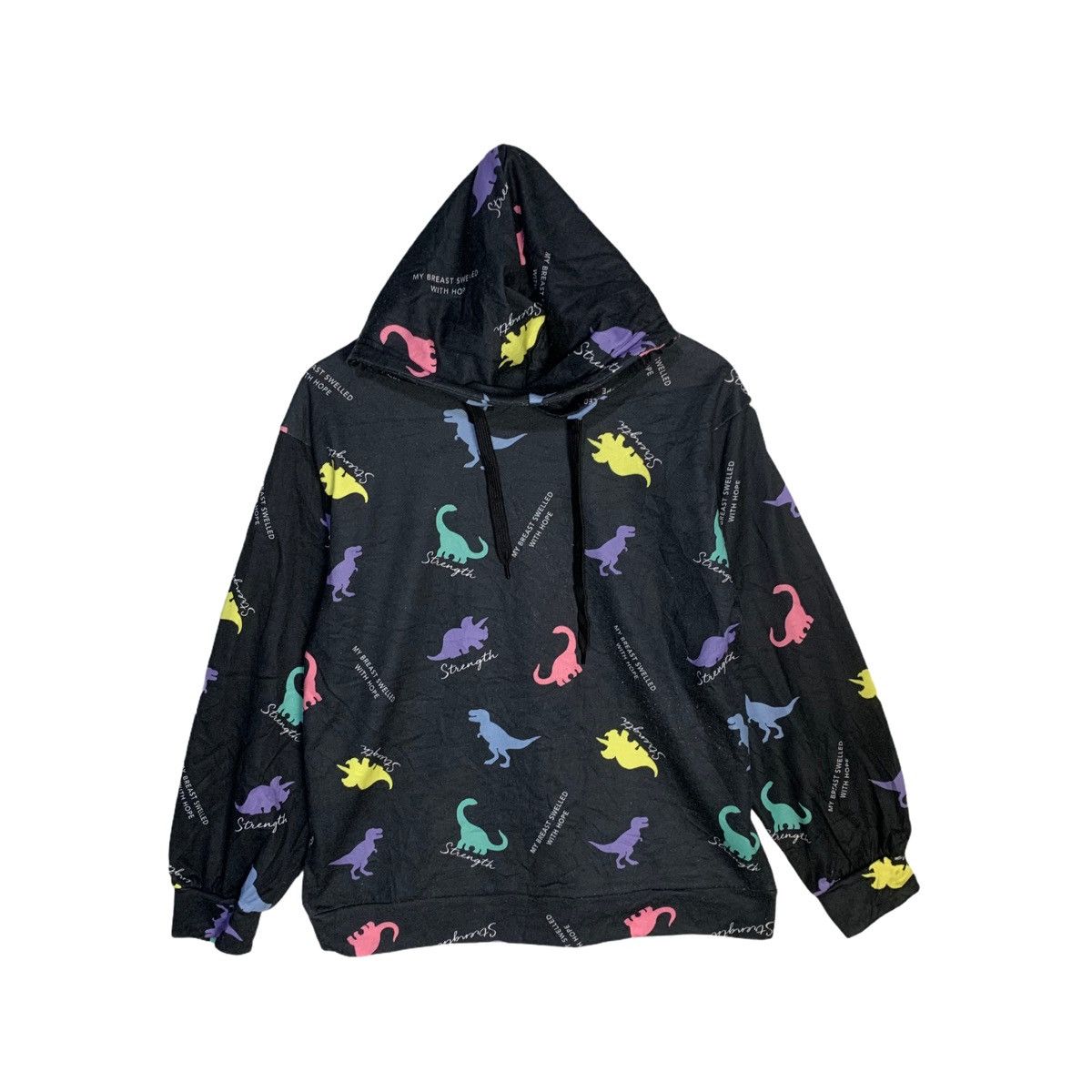 Japanese Brand Hoodie sweatshirt full print dinosaur Size US M / EU 48-50 / 2 - 1 Thumbnail