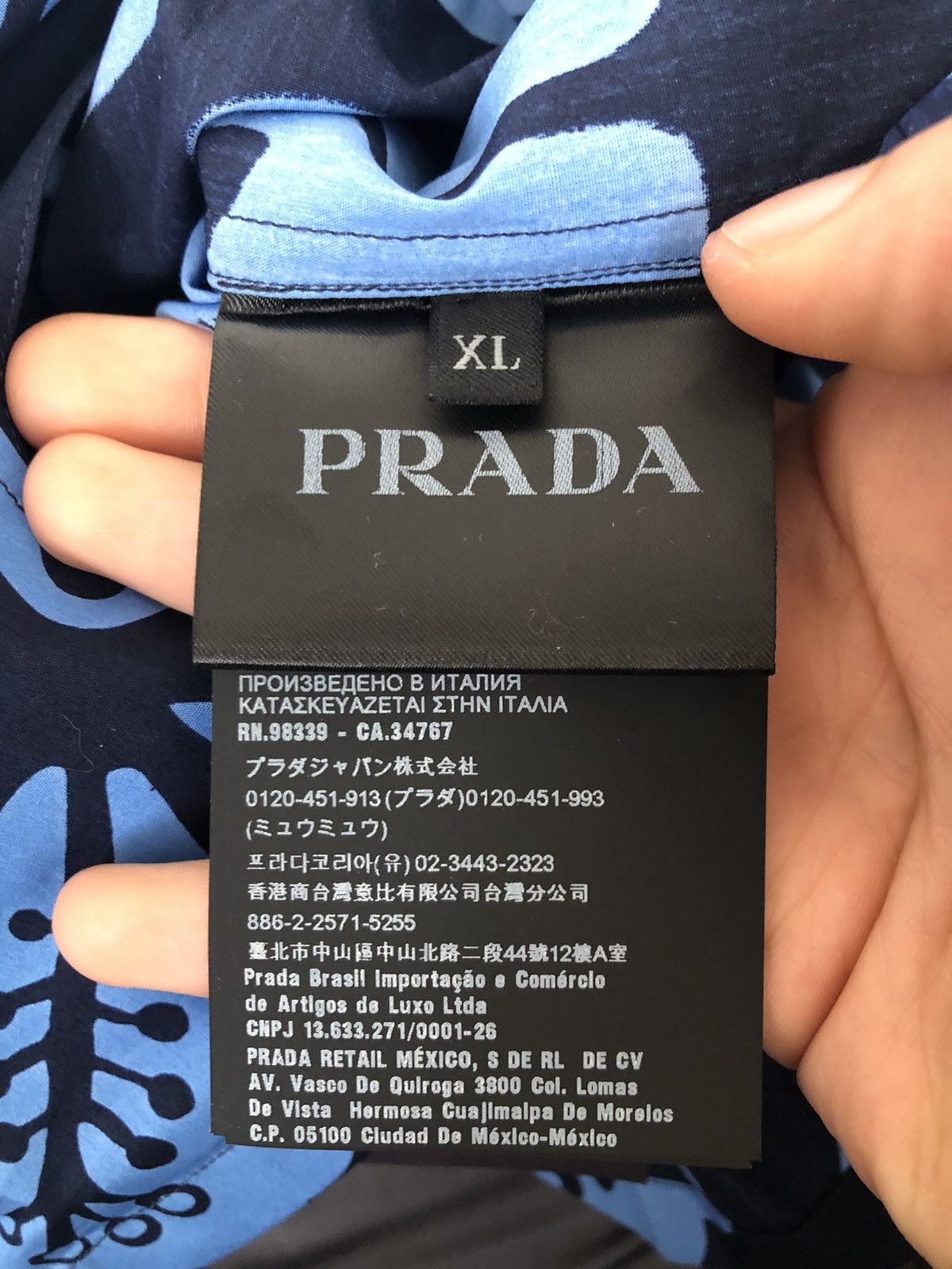 Prada Prada Floral Shirt Size US XL / EU 56 / 4 - 4 Thumbnail