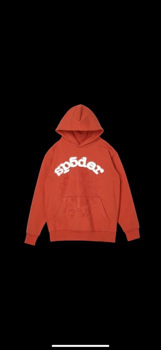 Young Thug Spider Websuit Hoodie Orange