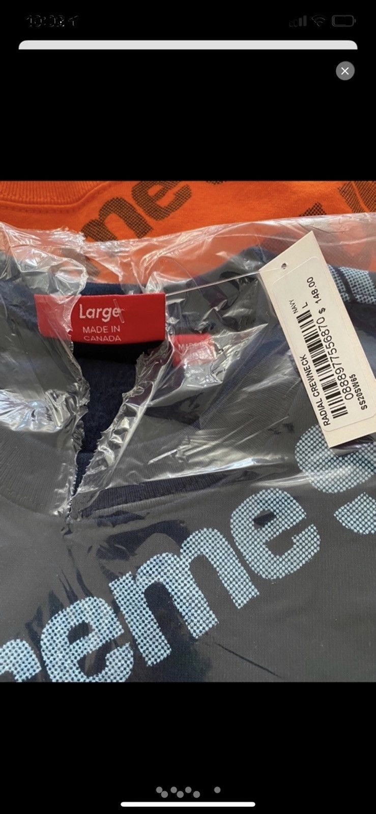 Supreme Supreme SS20 Radial Crewneck Size US L / EU 52-54 / 3 - 4 Thumbnail
