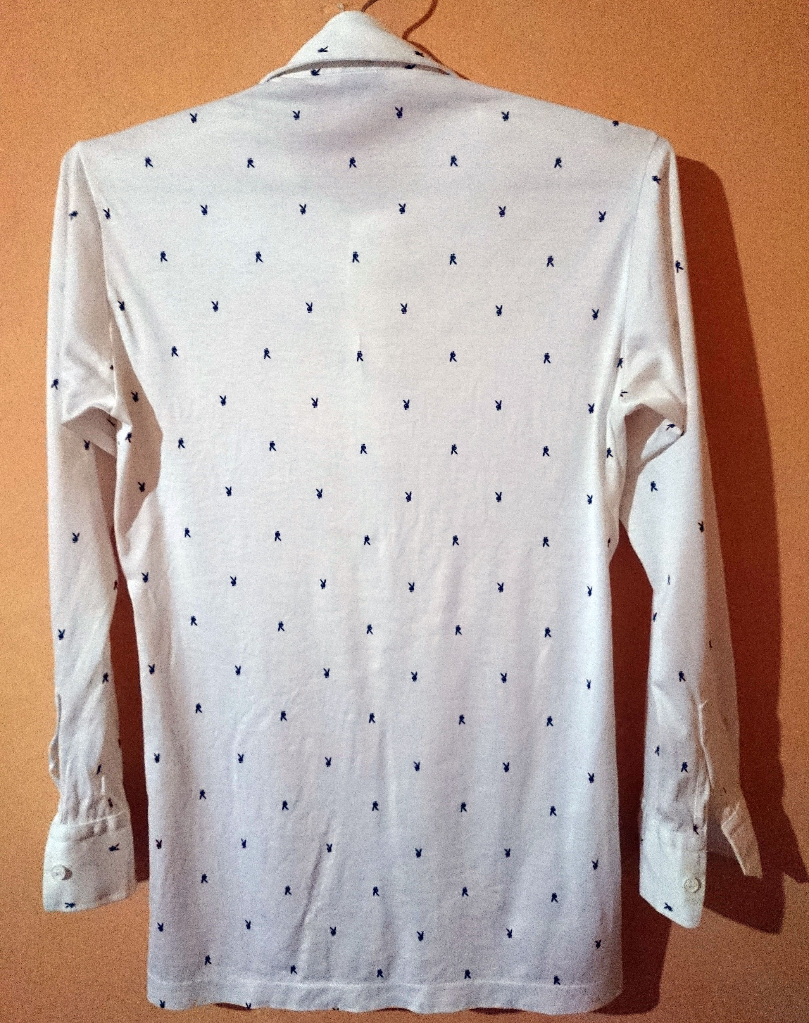 Playboy Vintage Playboy Shirt monogram beautiful design Size US S / EU 44-46 / 1 - 3 Thumbnail