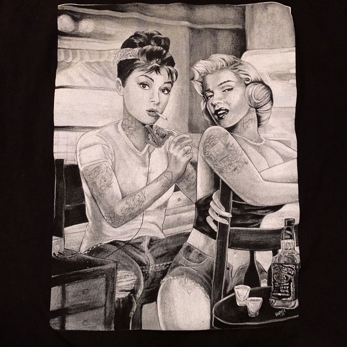 Monroe × Streetwear Marilyn Monroe X Chicano Hispanic Tattoo