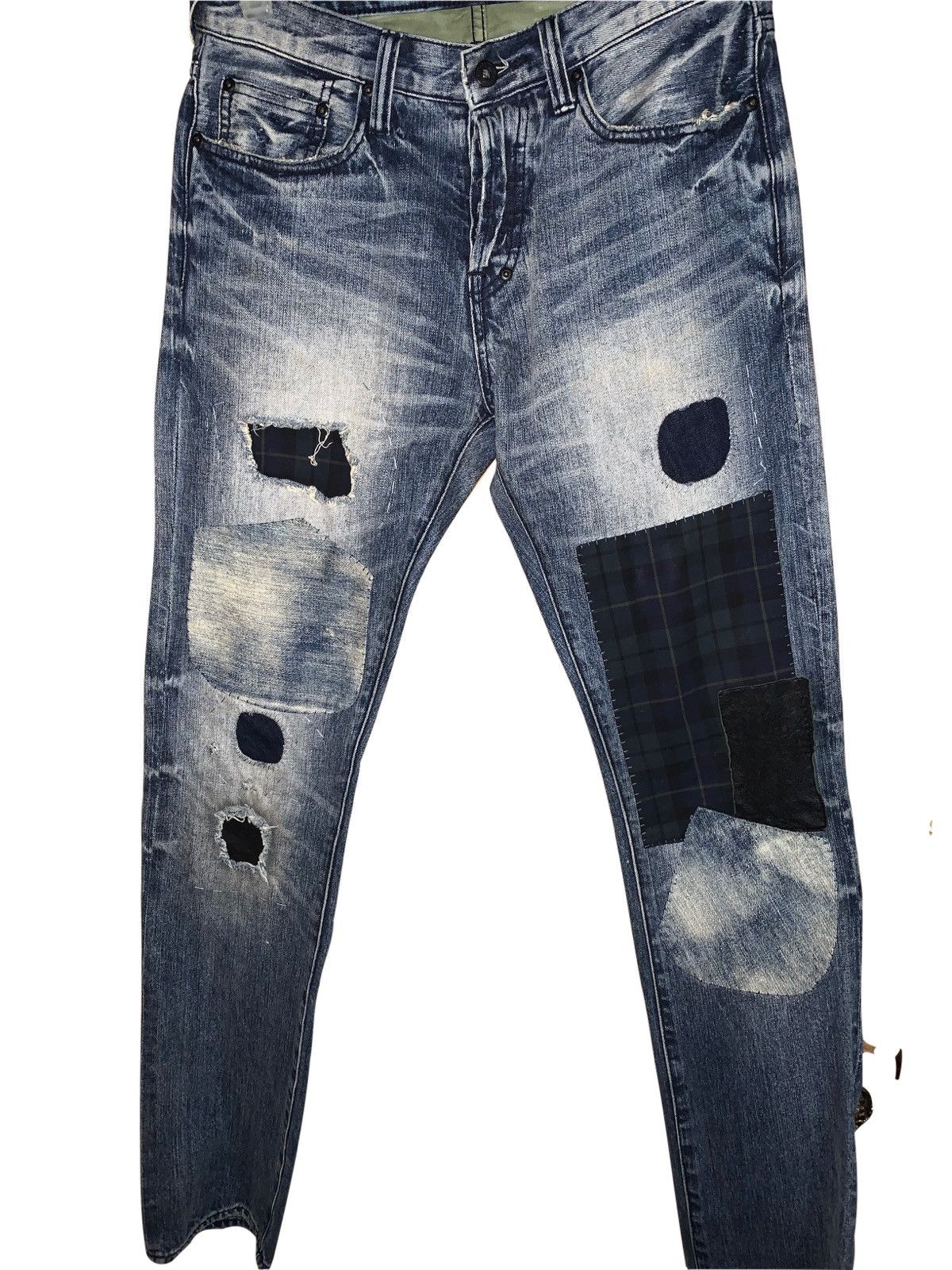 Prps × Vintage Prps denim patchwork jeans Size US 31 - 1 Thumbnail