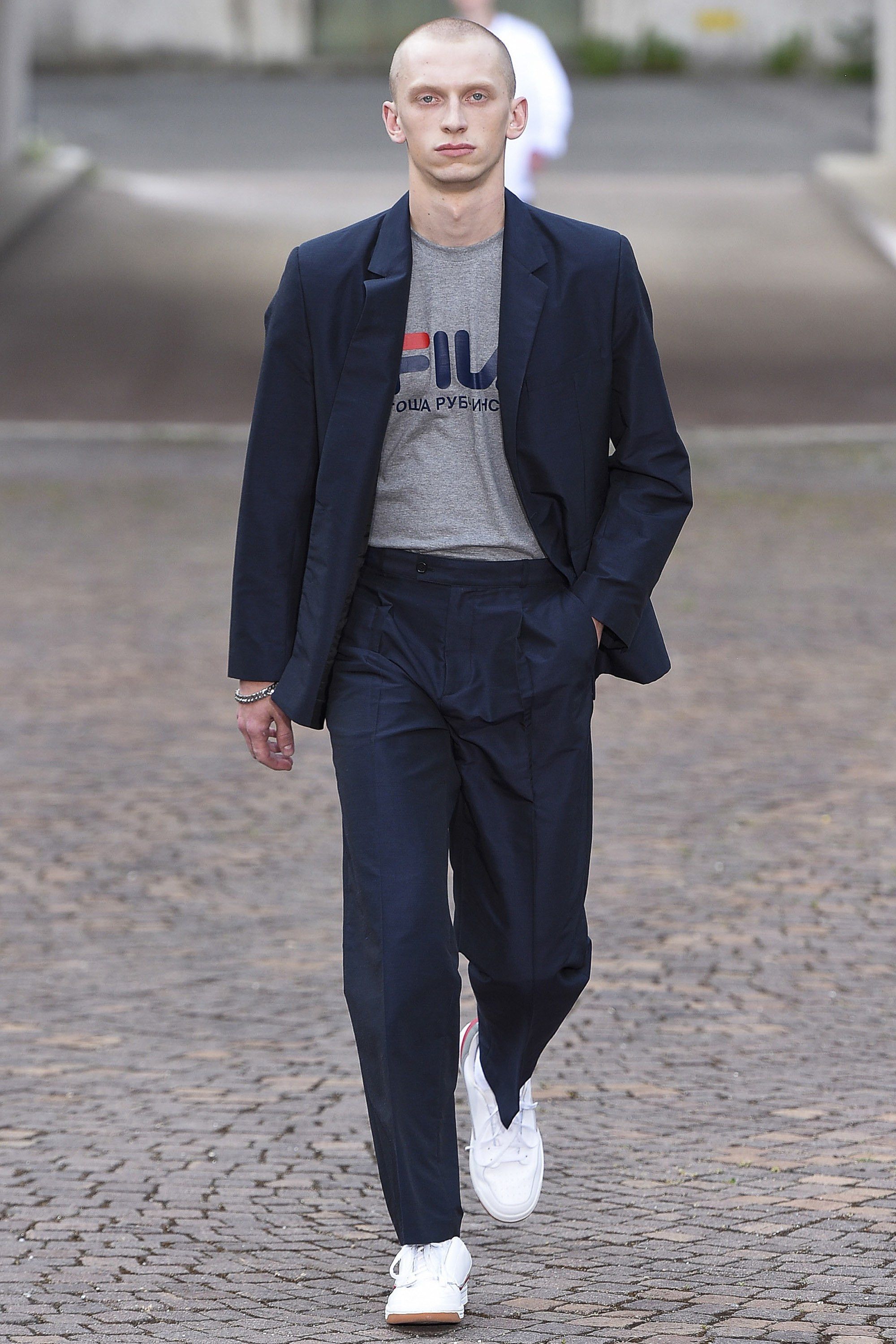 Fila × Gosha Rubchinskiy SS17 RUNWAY FILA TEE Size US S / EU 44-46 / 1 - 2 Thumbnail