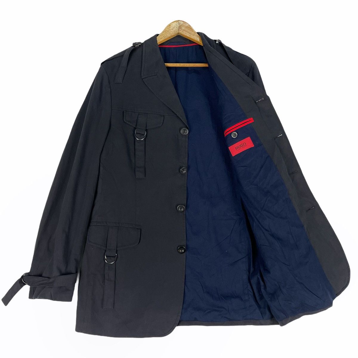 Hugo × Hugo Boss 🔥HUGO BOSS BAMEDO BONDAGE JACKET Size US L / EU 52-54 / 3 - 2 Thumbnail