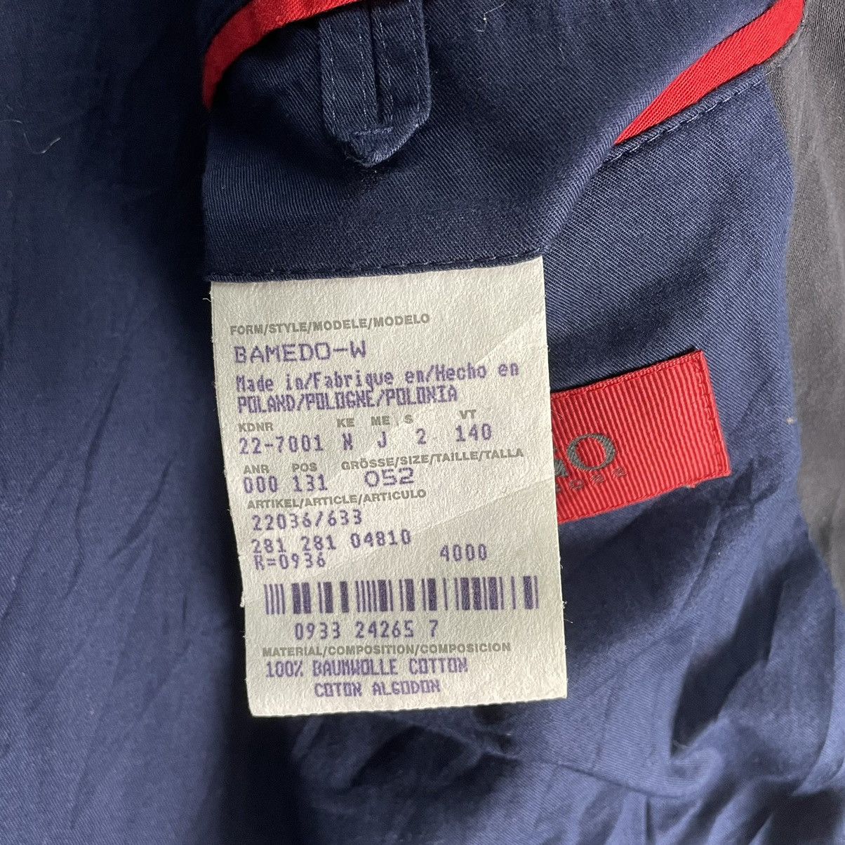 Hugo × Hugo Boss 🔥HUGO BOSS BAMEDO BONDAGE JACKET Size US L / EU 52-54 / 3 - 12 Thumbnail