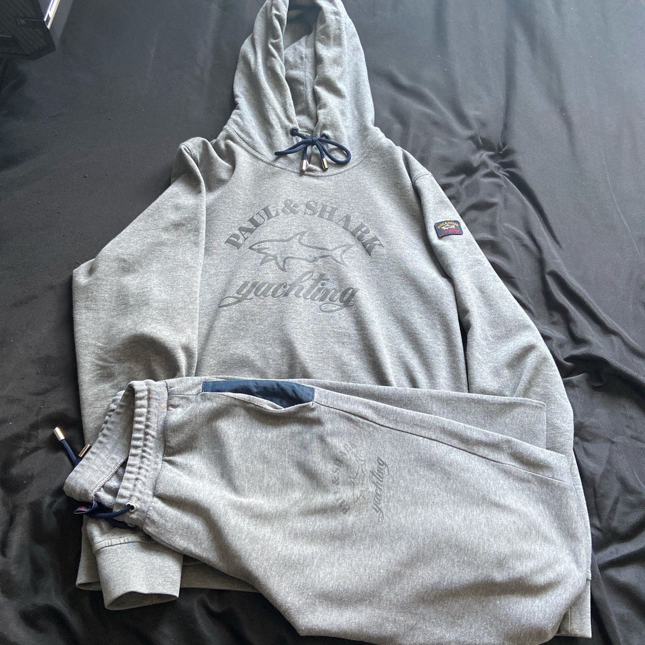 Grey paul fashion and shark tracksuit