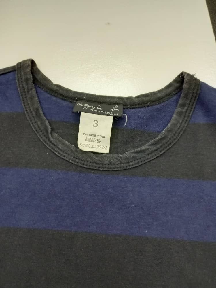 agnes b. Agnes B. Stripe Tee Size US M / EU 48-50 / 2 - 3 Thumbnail