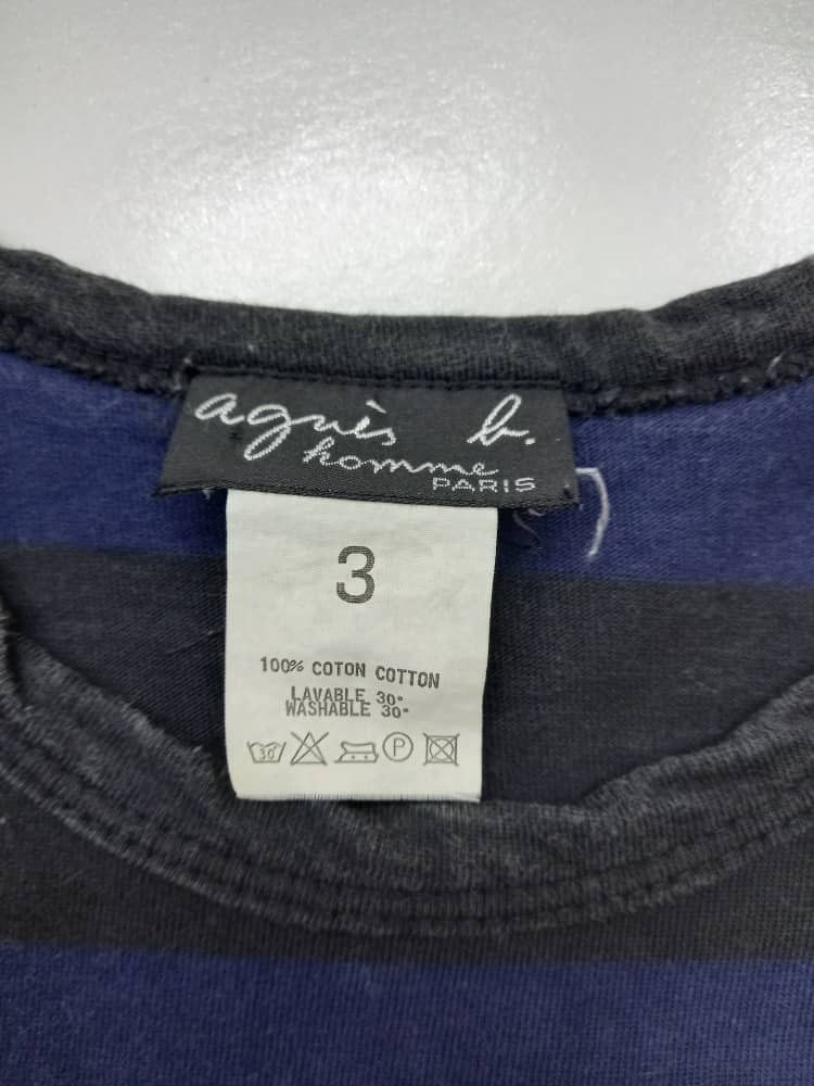 agnes b. Agnes B. Stripe Tee Size US M / EU 48-50 / 2 - 4 Thumbnail