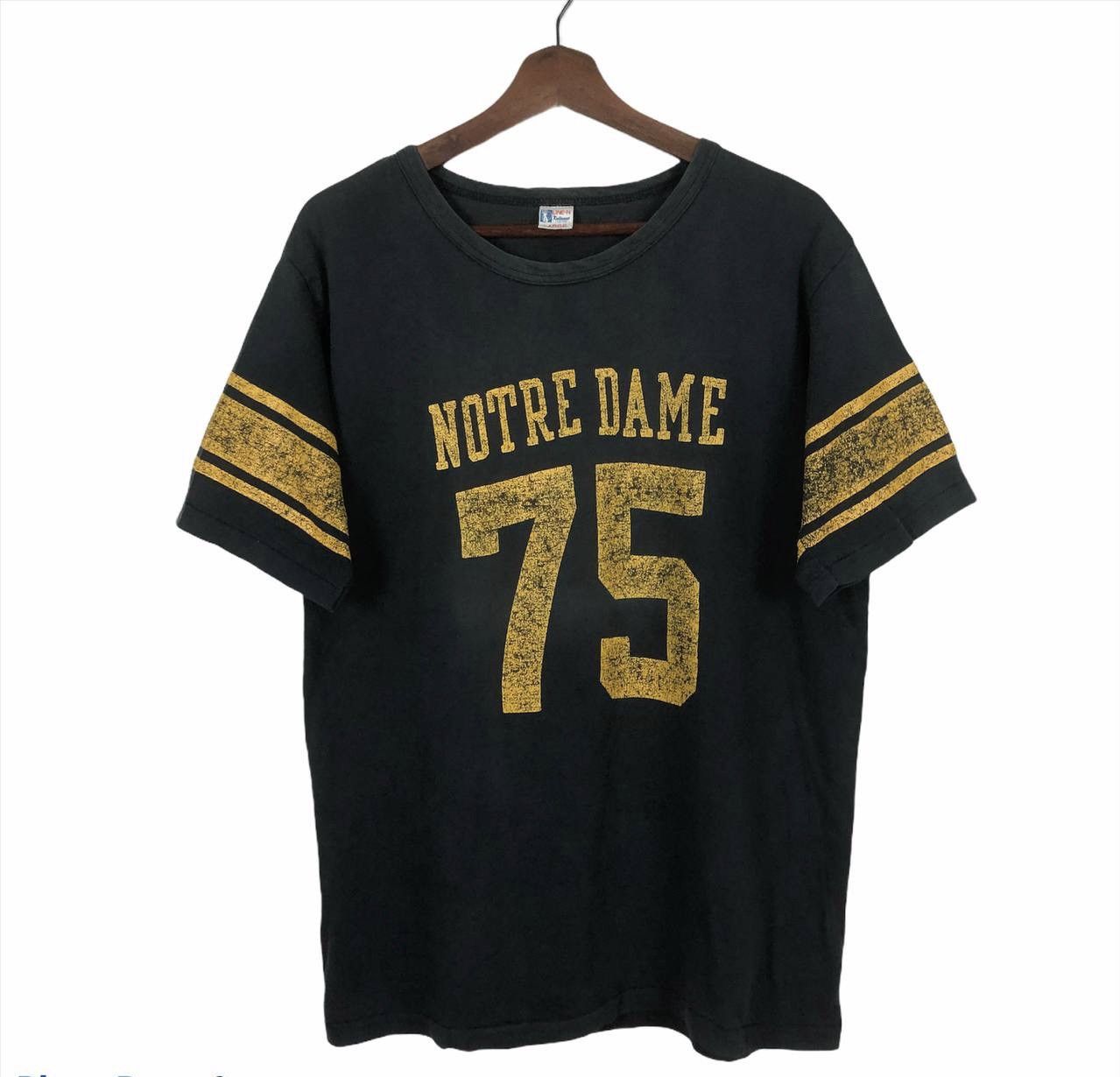 Vintage Vintage 90’s NOTRE DAME Tee Size US M / EU 48-50 / 2 - 1 Thumbnail