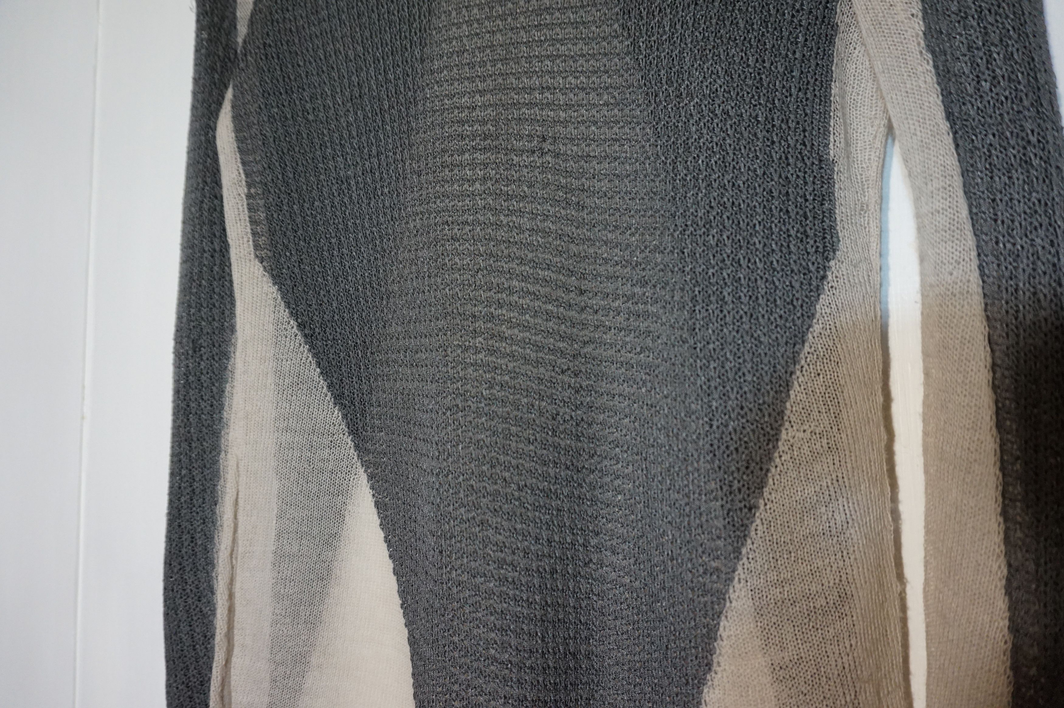 Helmut Lang sheer panelled knit top Size US M / EU 48-50 / 2 - 6 Thumbnail