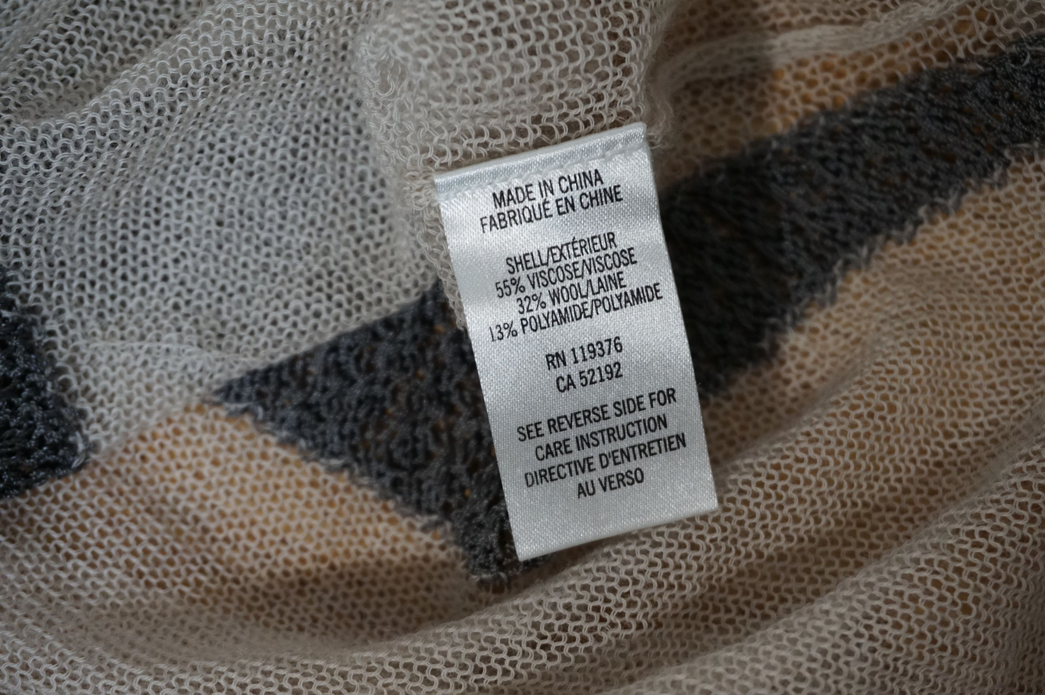 Helmut Lang sheer panelled knit top Size US M / EU 48-50 / 2 - 5 Thumbnail