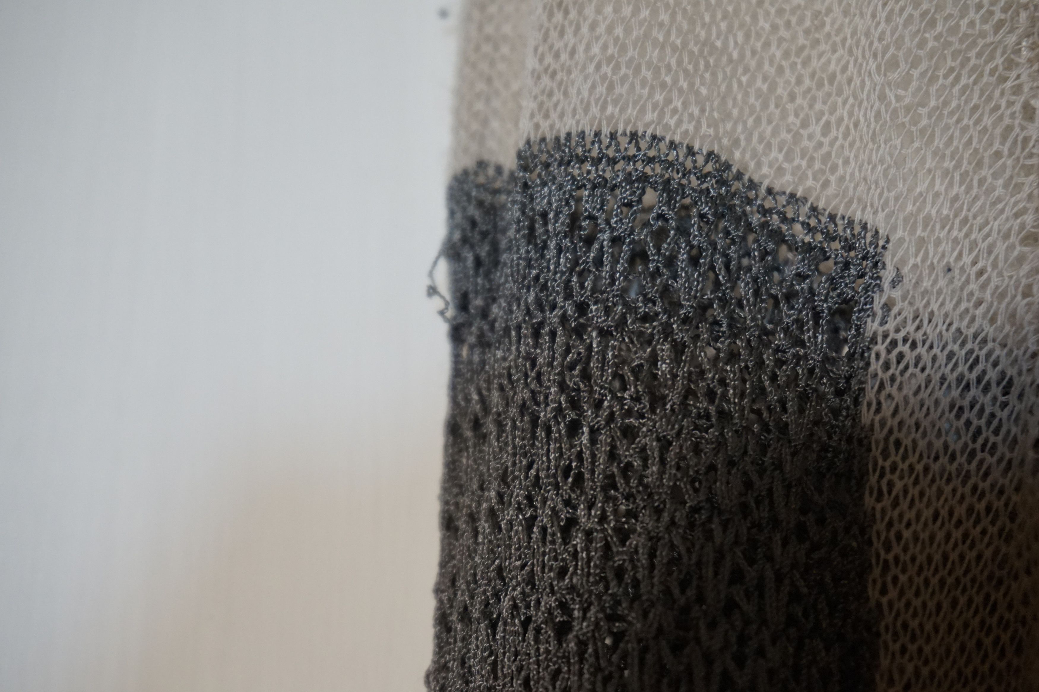 Helmut Lang sheer panelled knit top Size US M / EU 48-50 / 2 - 7 Thumbnail