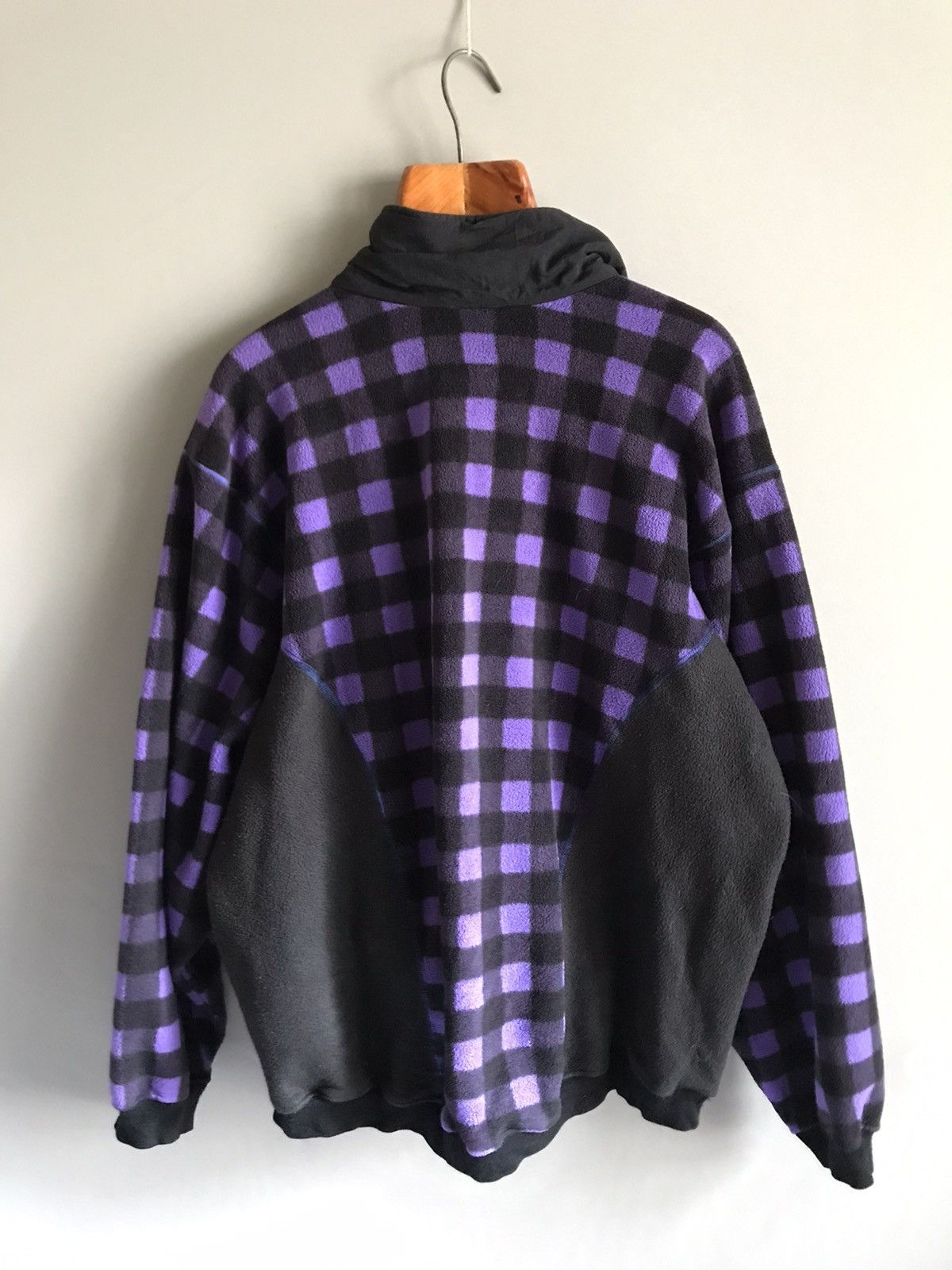 Adidas × Polartec × Vintage ADIDAS Adventure Checkered Vintage Polartec Fleece Jacket Size US L / EU 52-54 / 3 - 14 Thumbnail