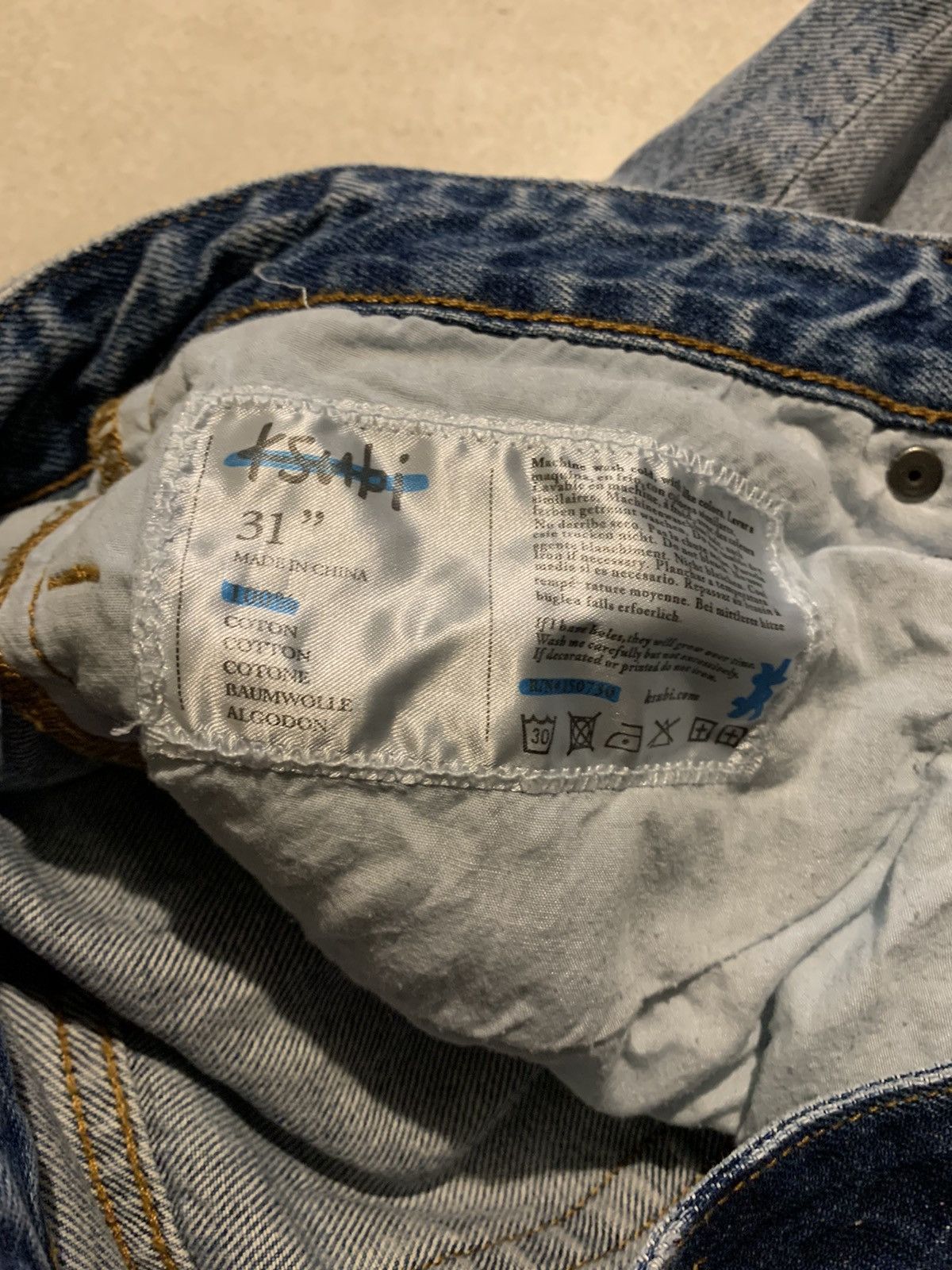 Ksubi Ksubi Wolf Gang Mortal Cropped Jeans Size US 31 - 6 Thumbnail