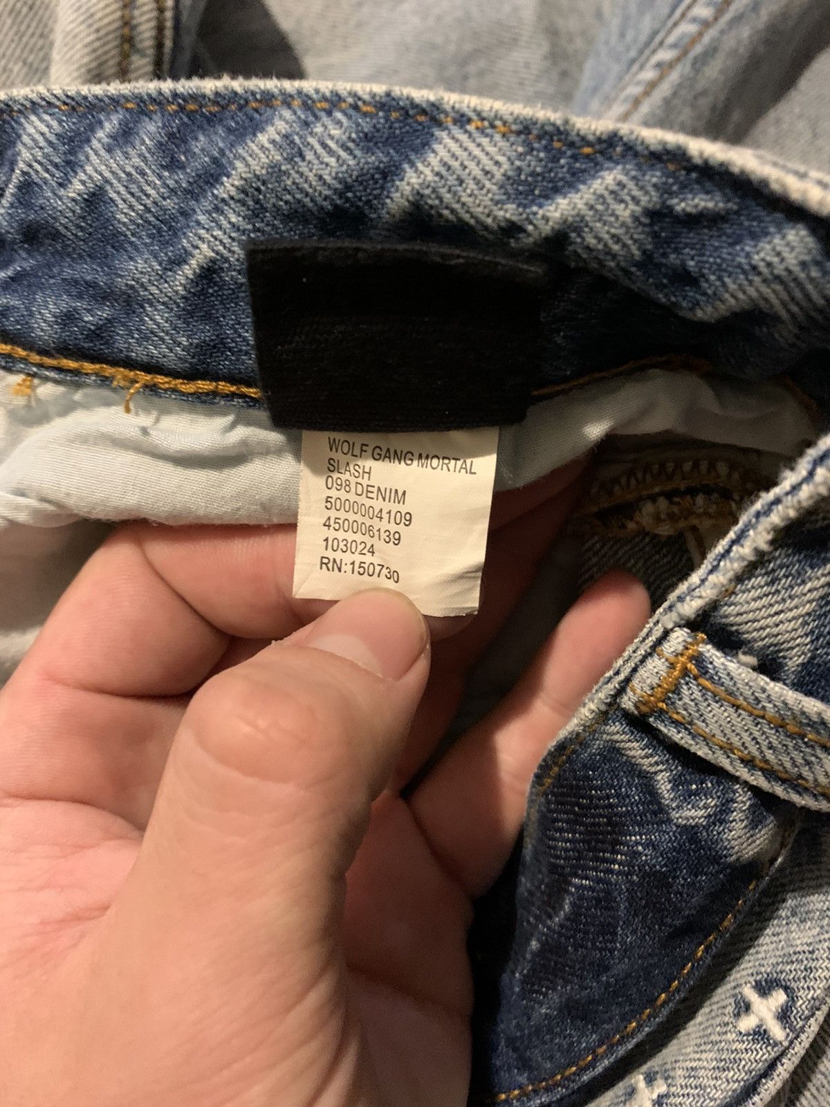 Ksubi Ksubi Wolf Gang Mortal Cropped Jeans Size US 31 - 7 Thumbnail