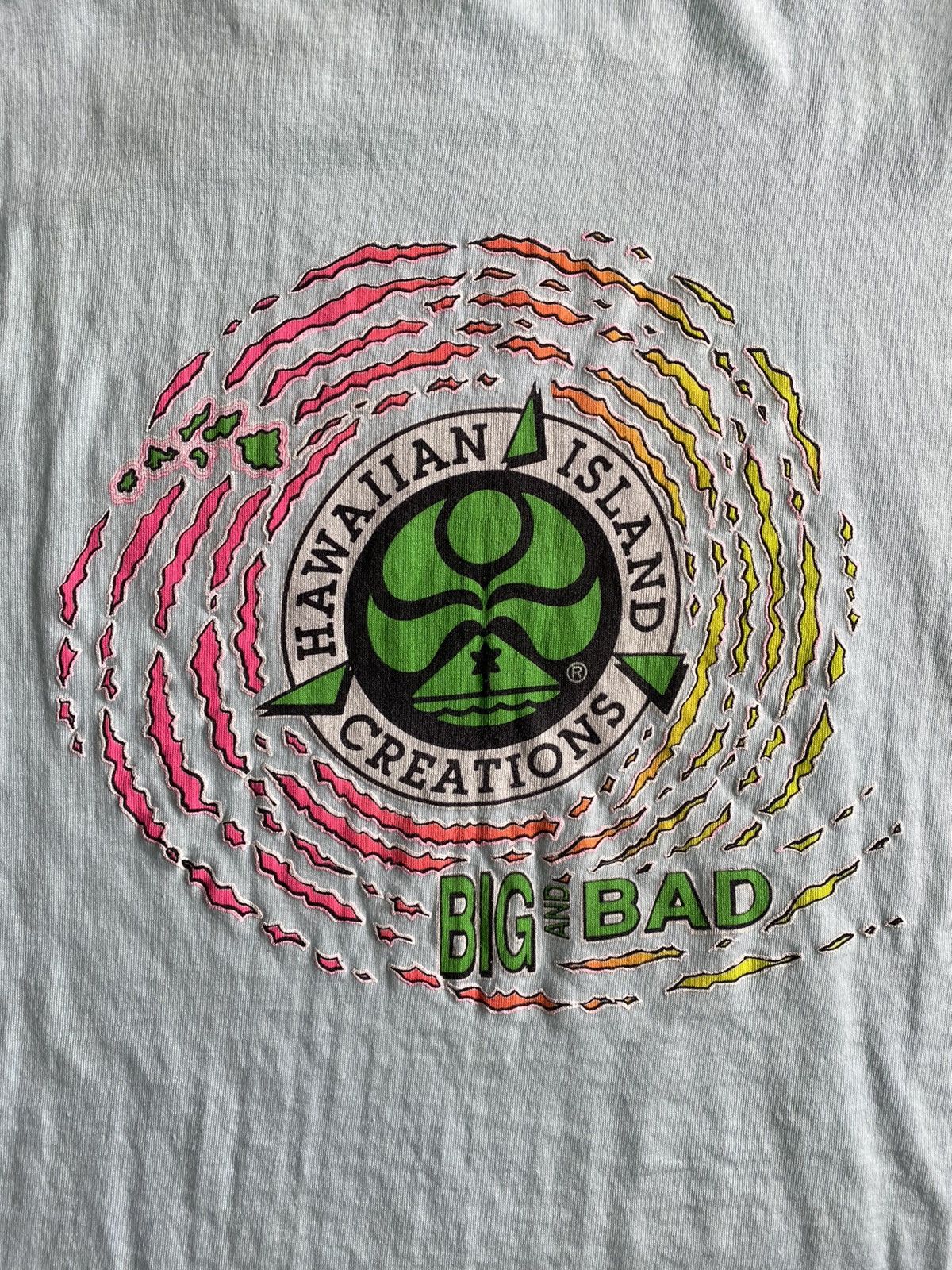 Vintage Vintage 80s Hawaiian Island Creations Pastel Blue Tee XL Size US XL / EU 56 / 4 - 12 Thumbnail