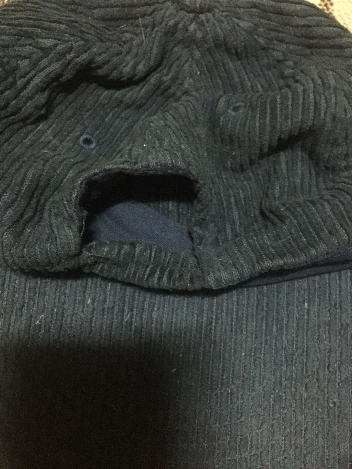 Calvin Klein × Vintage Vintage Calvin Klein Corduroy Longbill Cap Size ONE SIZE - 3 Thumbnail