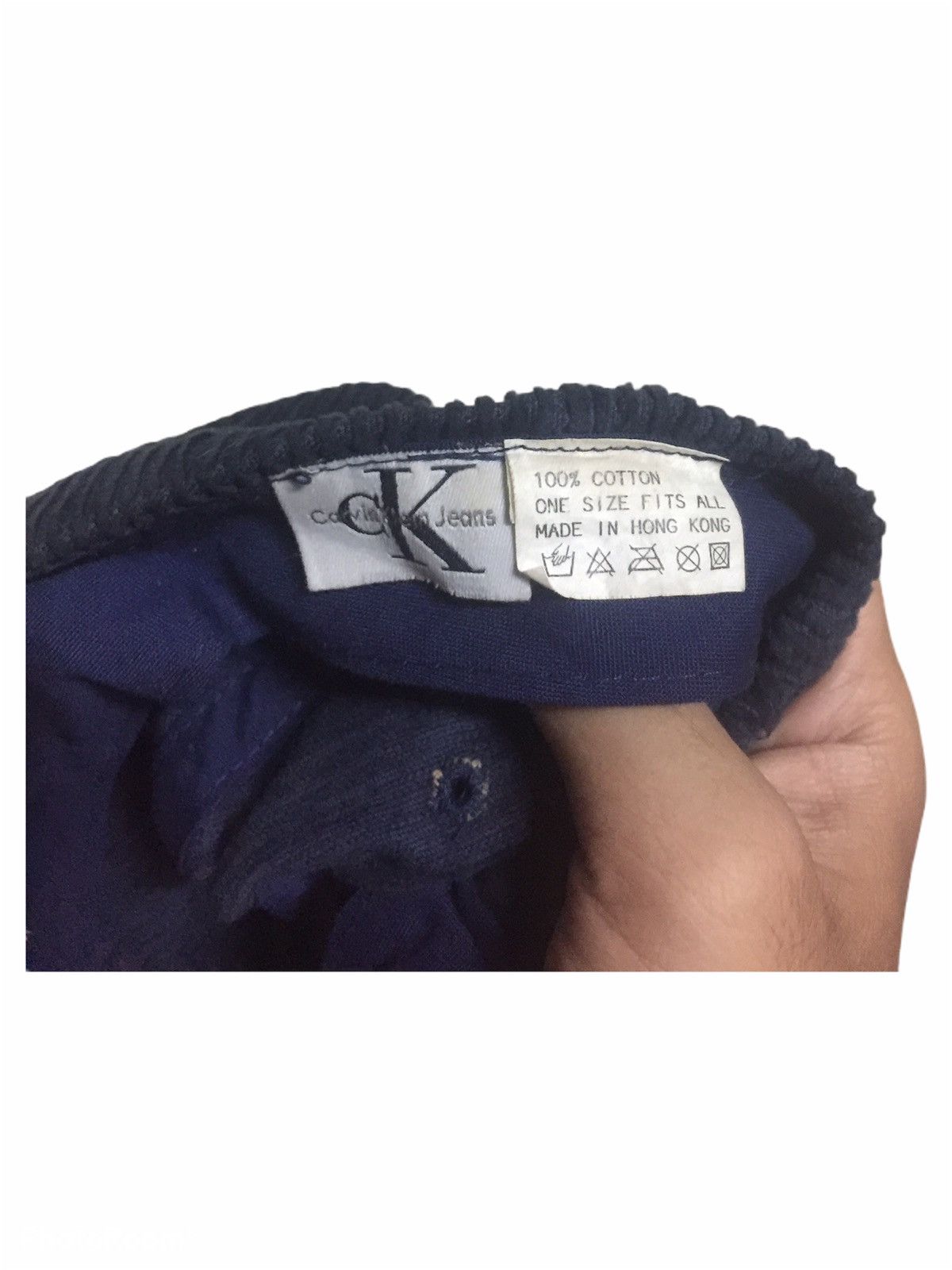 Calvin Klein × Vintage Vintage Calvin Klein Corduroy Longbill Cap Size ONE SIZE - 2 Thumbnail
