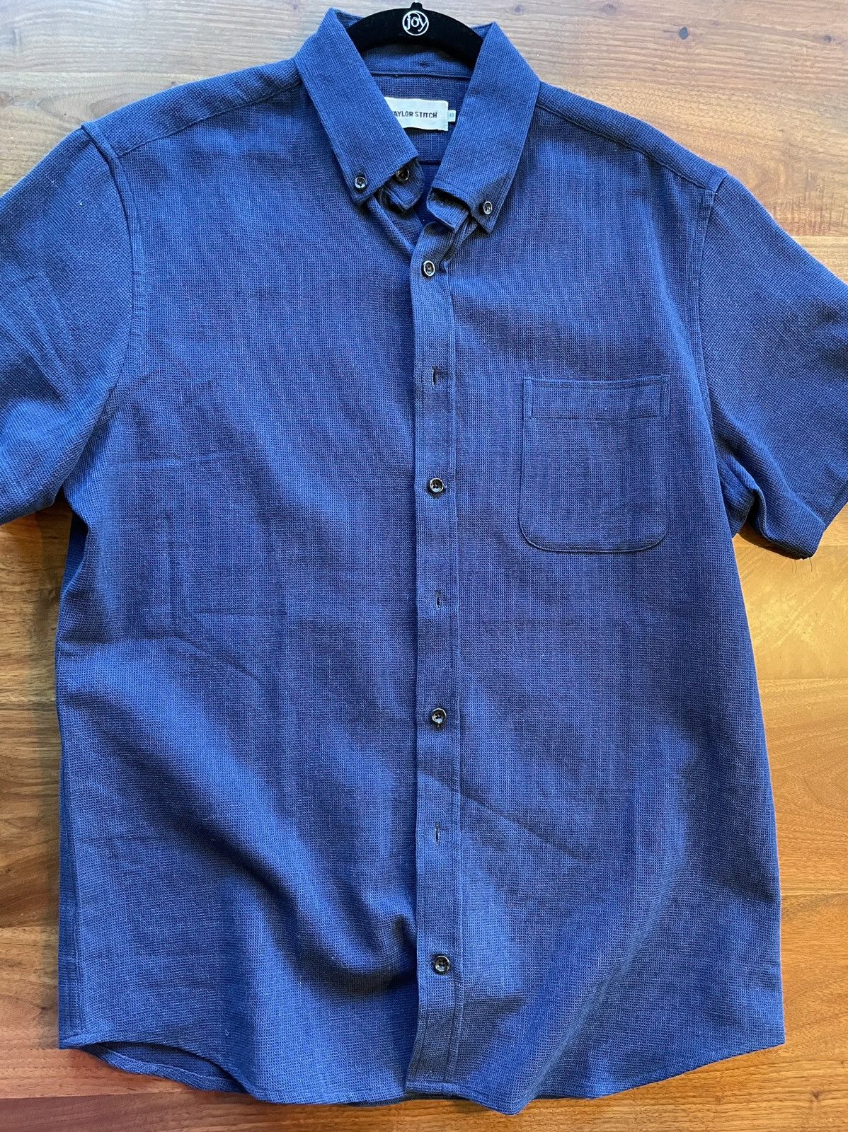 Taylor Stitch Short Sleeve Jack in Mini Indigo Waffle | Grailed