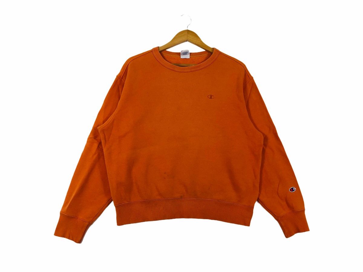 Champion Orange Sweatshirt Supreme Champion Outline Hooded