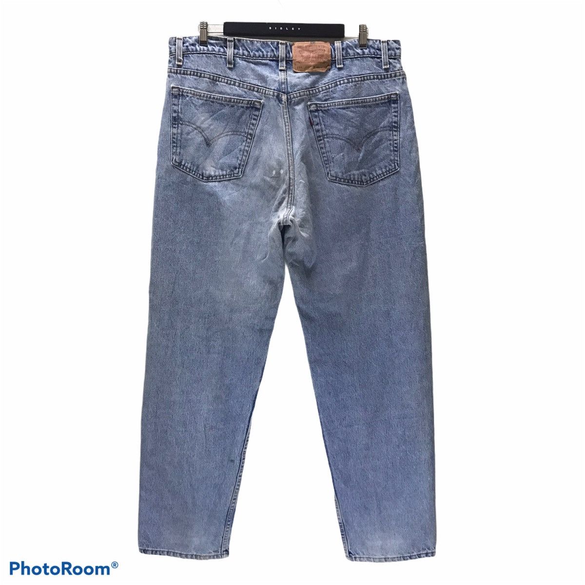 Levi's Vintage 90s Levis 555 Relaxed Fit Straight Leg Lightwash Size US 40 / EU 56 - 2 Thumbnail