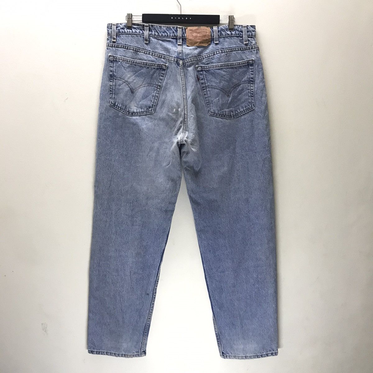 Levi's Vintage 90s Levis 555 Relaxed Fit Straight Leg Lightwash Size US 40 / EU 56 - 11 Thumbnail