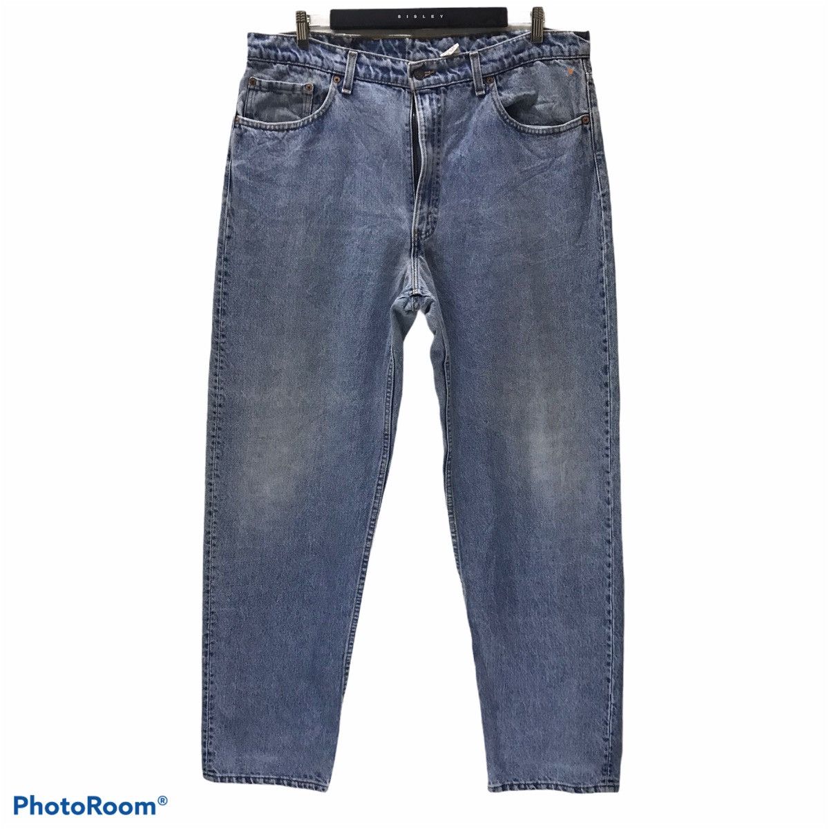 Levi's Vintage 90s Levis 555 Relaxed Fit Straight Leg Lightwash Size US 40 / EU 56 - 1 Thumbnail
