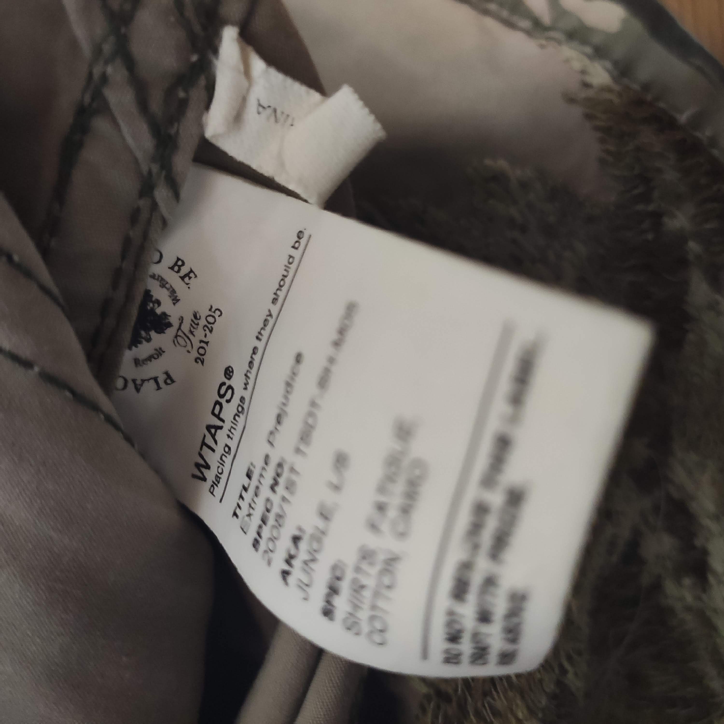 WTAPS JUNGLE LS 2008 EXTREME PREJUDICE WTAPS 08 Embroidery Jungle