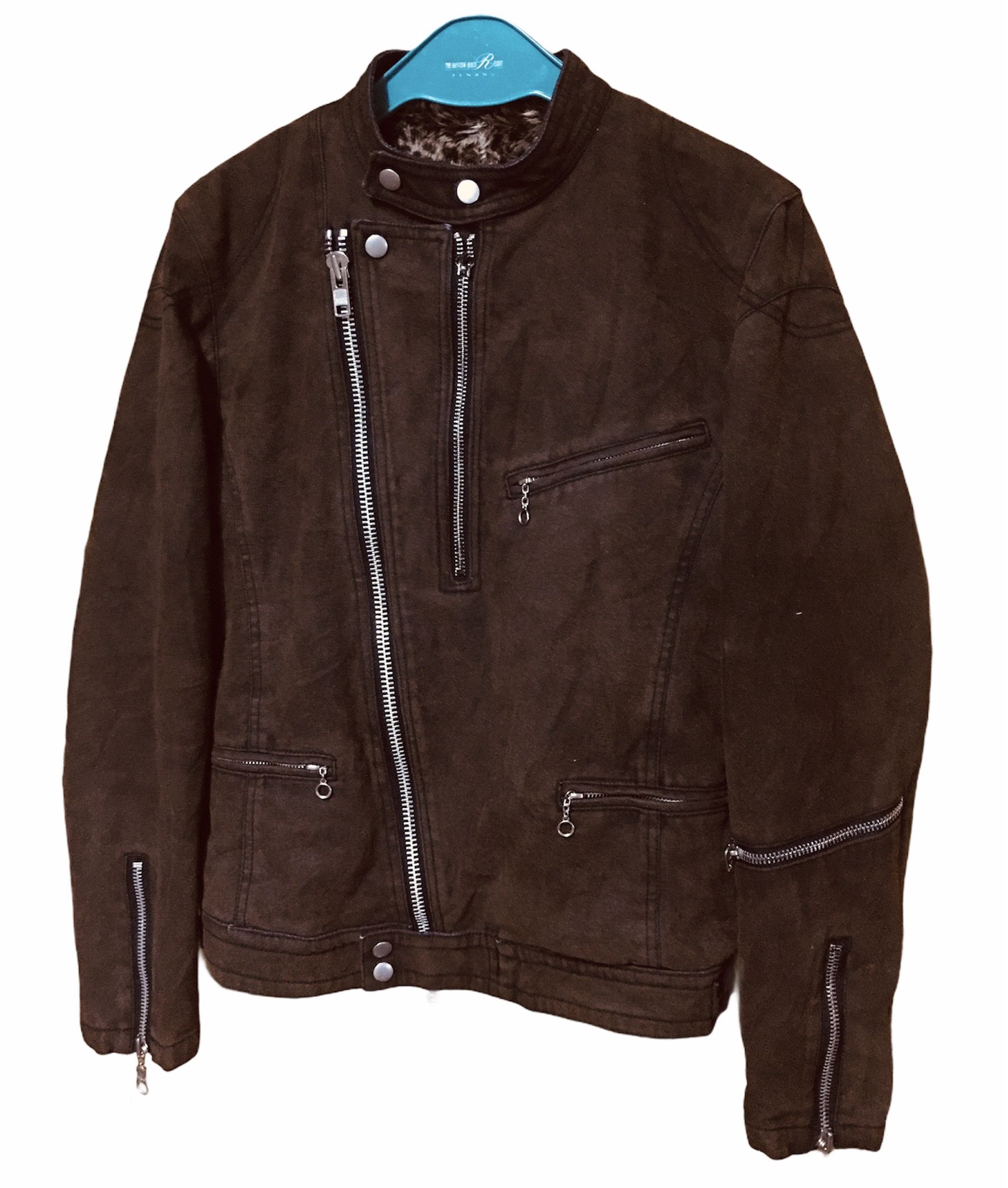 Japanese Brand × Vintage Vintage The Difference Double Collar Punk Jacket Size US L / EU 52-54 / 3 - 2 Thumbnail