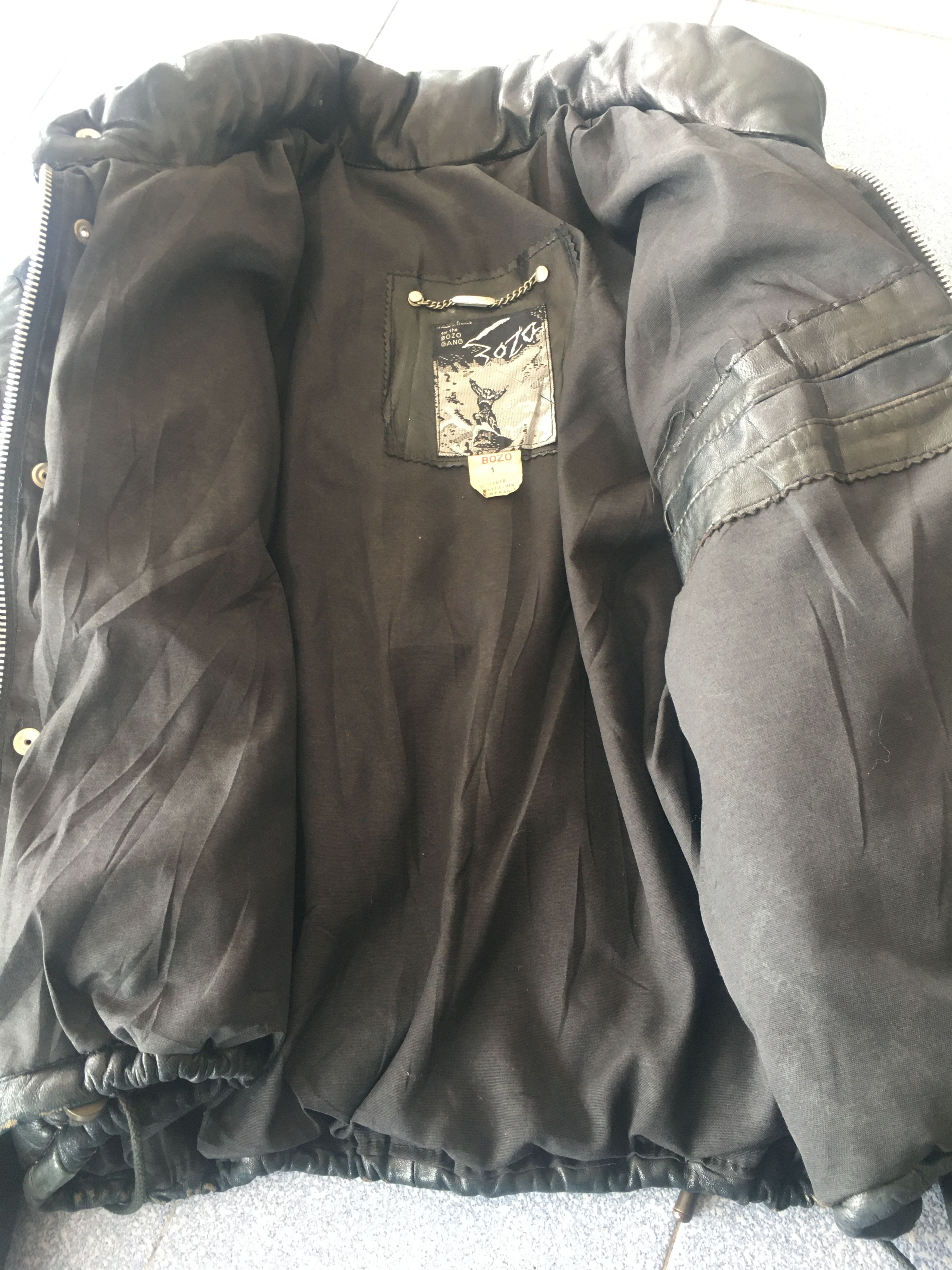 Vintage Vintage Bozo Leather Jacket Size US S / EU 44-46 / 1 - 16 Thumbnail