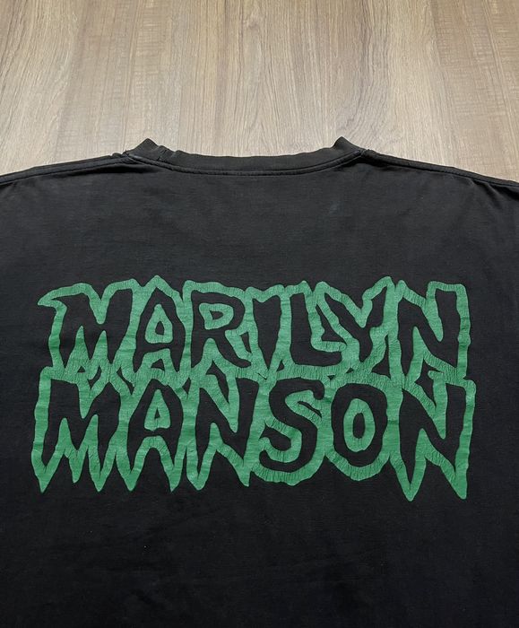 Vintage Bootleg 90s Marilyn Manson Longsleeve shirt | Grailed