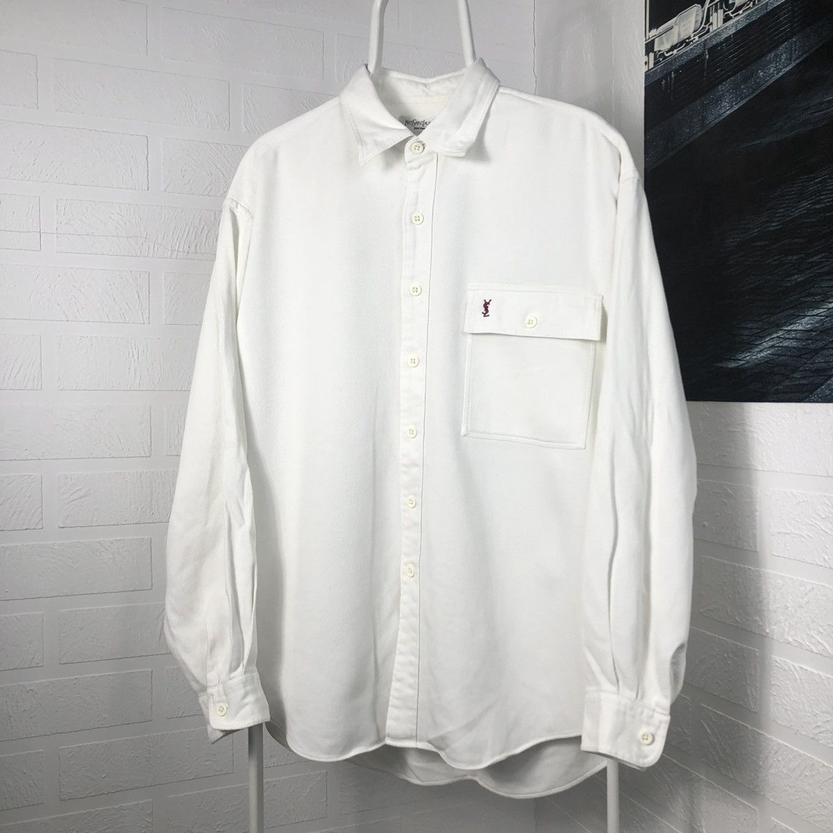 Yves Saint Laurent Vintage Shirt YSL Small logo
