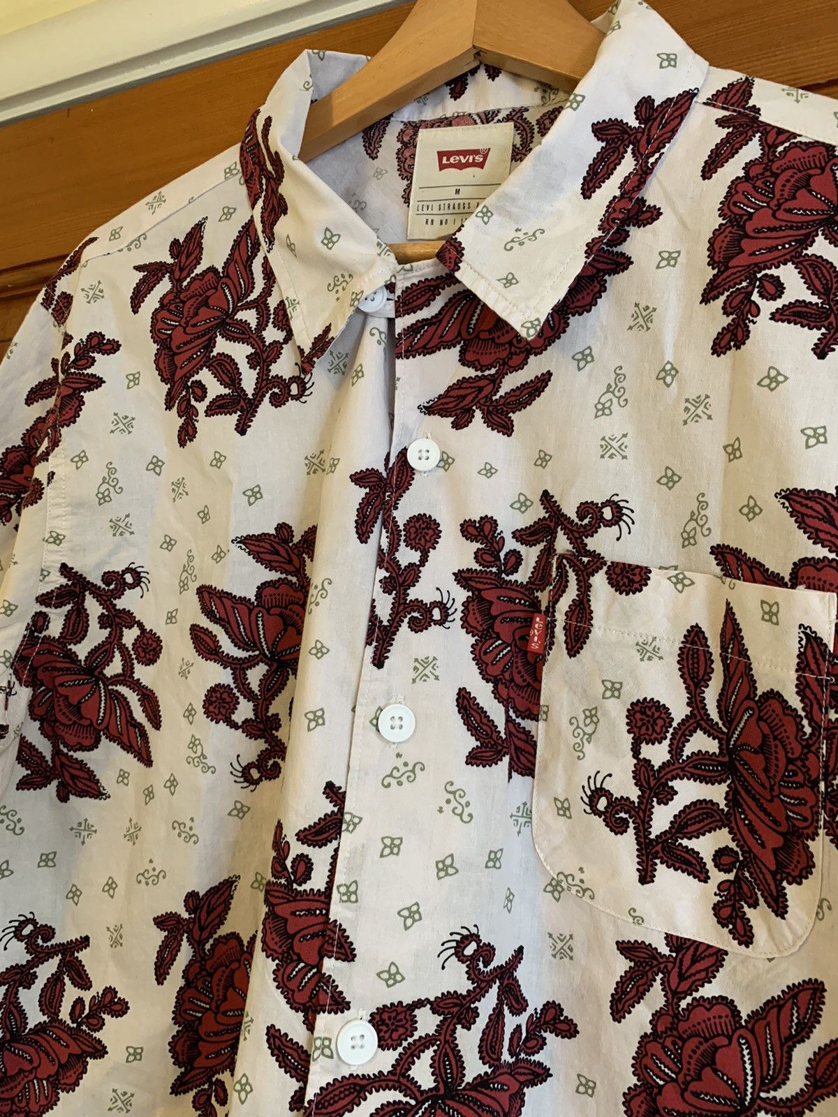 Levi's × Levi's Vintage Clothing *RARE* New Levi’s Floral Paisley Button Shirt - M Size US M / EU 48-50 / 2 - 2 Thumbnail