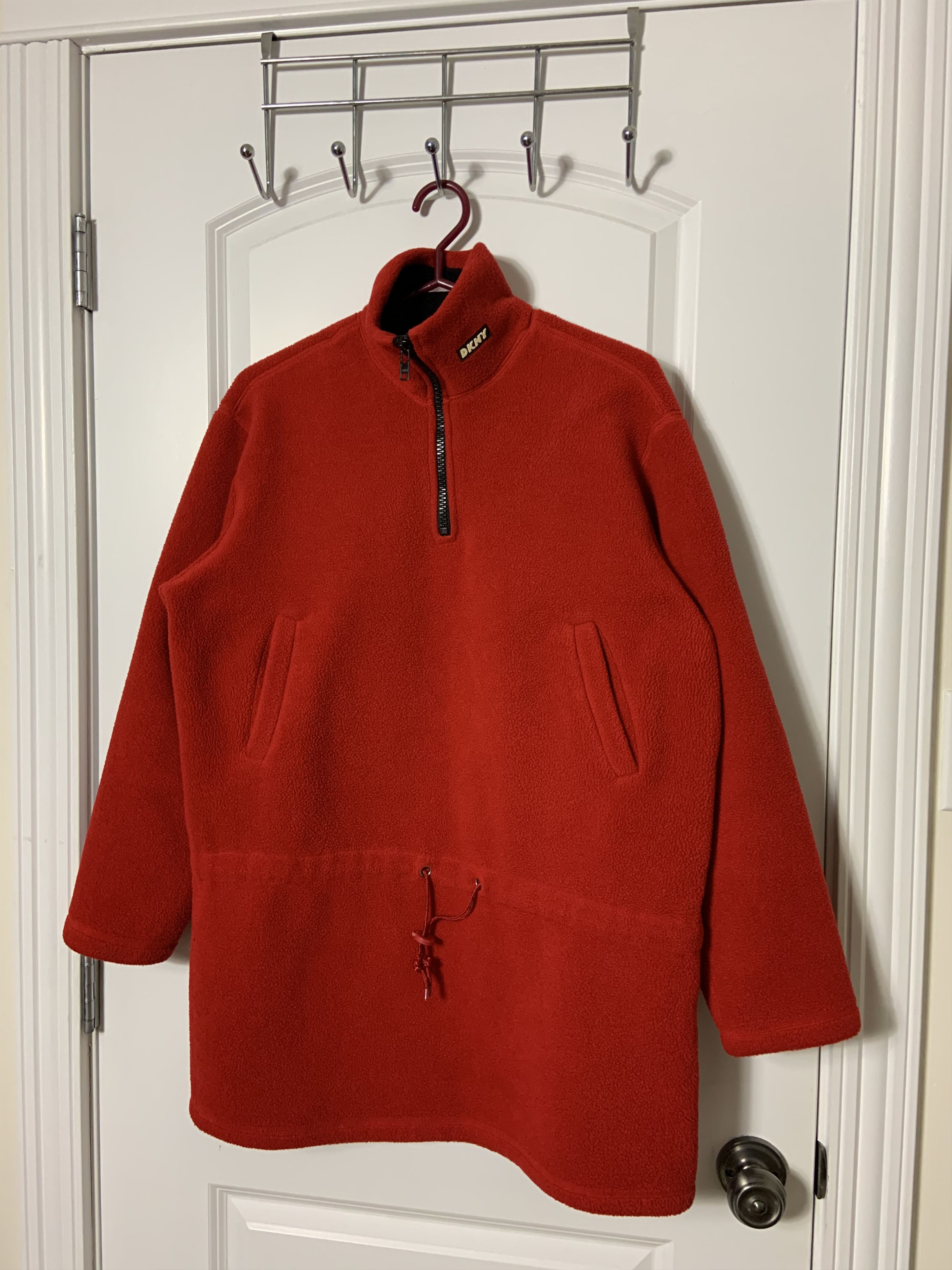 DKNY 2000s DKNY Fleece Sweater / Jacket Size US M / EU 48-50 / 2 - 2 Thumbnail