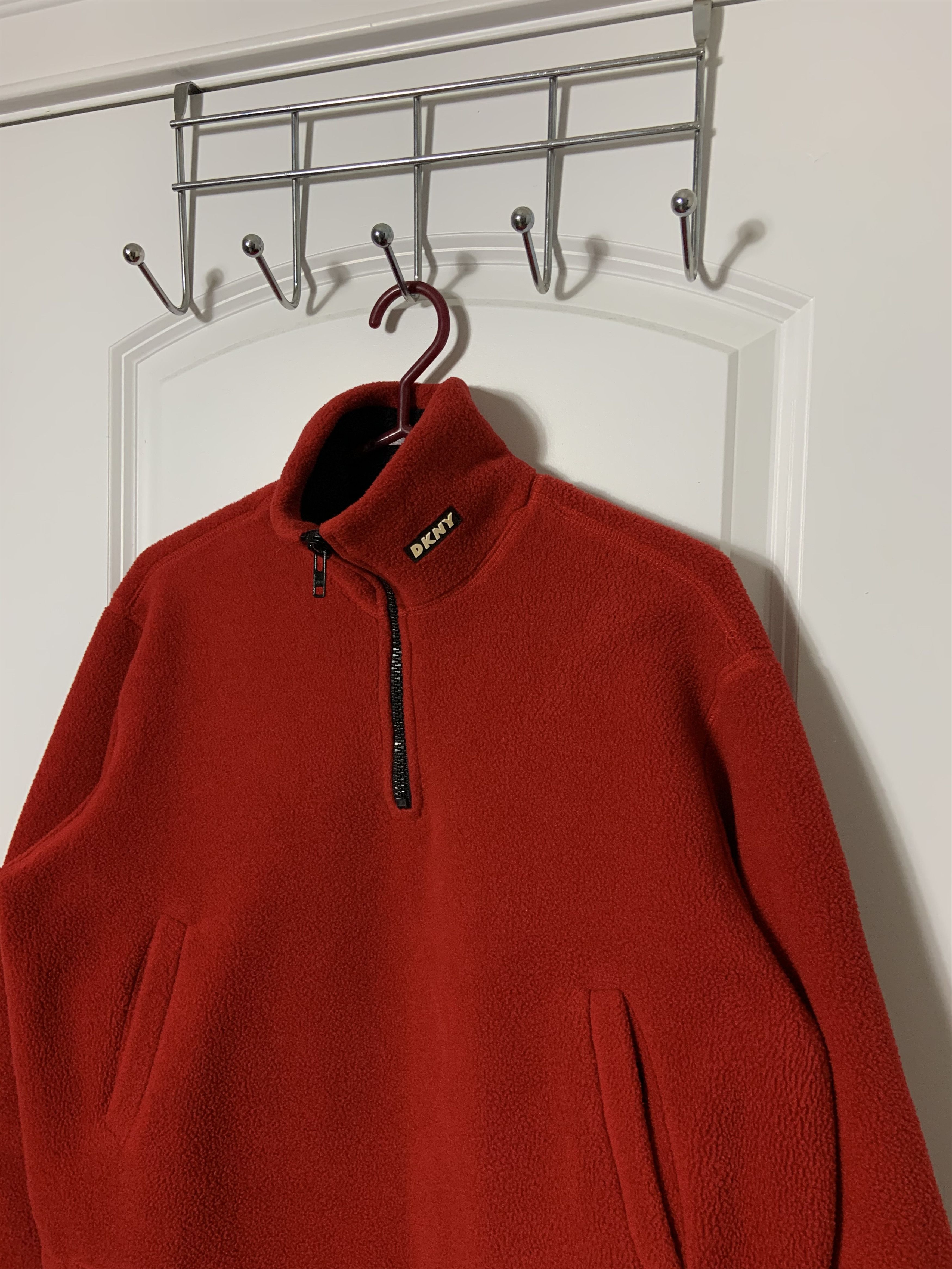 DKNY 2000s DKNY Fleece Sweater / Jacket Size US M / EU 48-50 / 2 - 1 Thumbnail