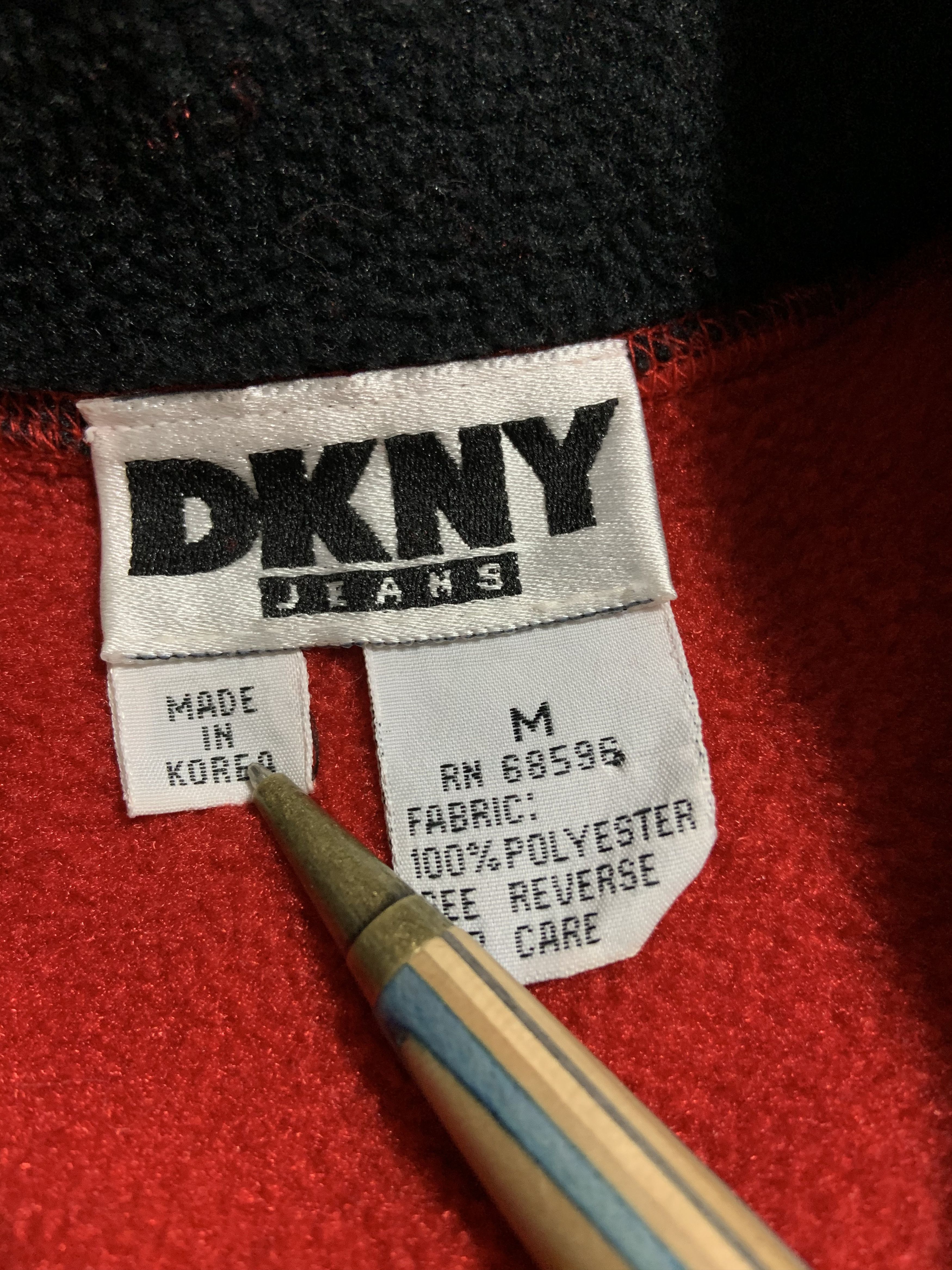 DKNY 2000s DKNY Fleece Sweater / Jacket Size US M / EU 48-50 / 2 - 11 Thumbnail