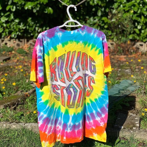 Vintage Vintage 1994 Liquid Blue Rolling Stones Tye Dye Tee | Grailed