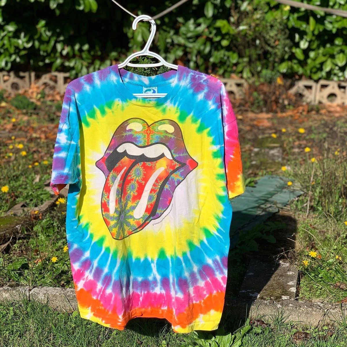 Vintage Vintage 1994 Liquid Blue Rolling Stones Tye Dye Tee | Grailed