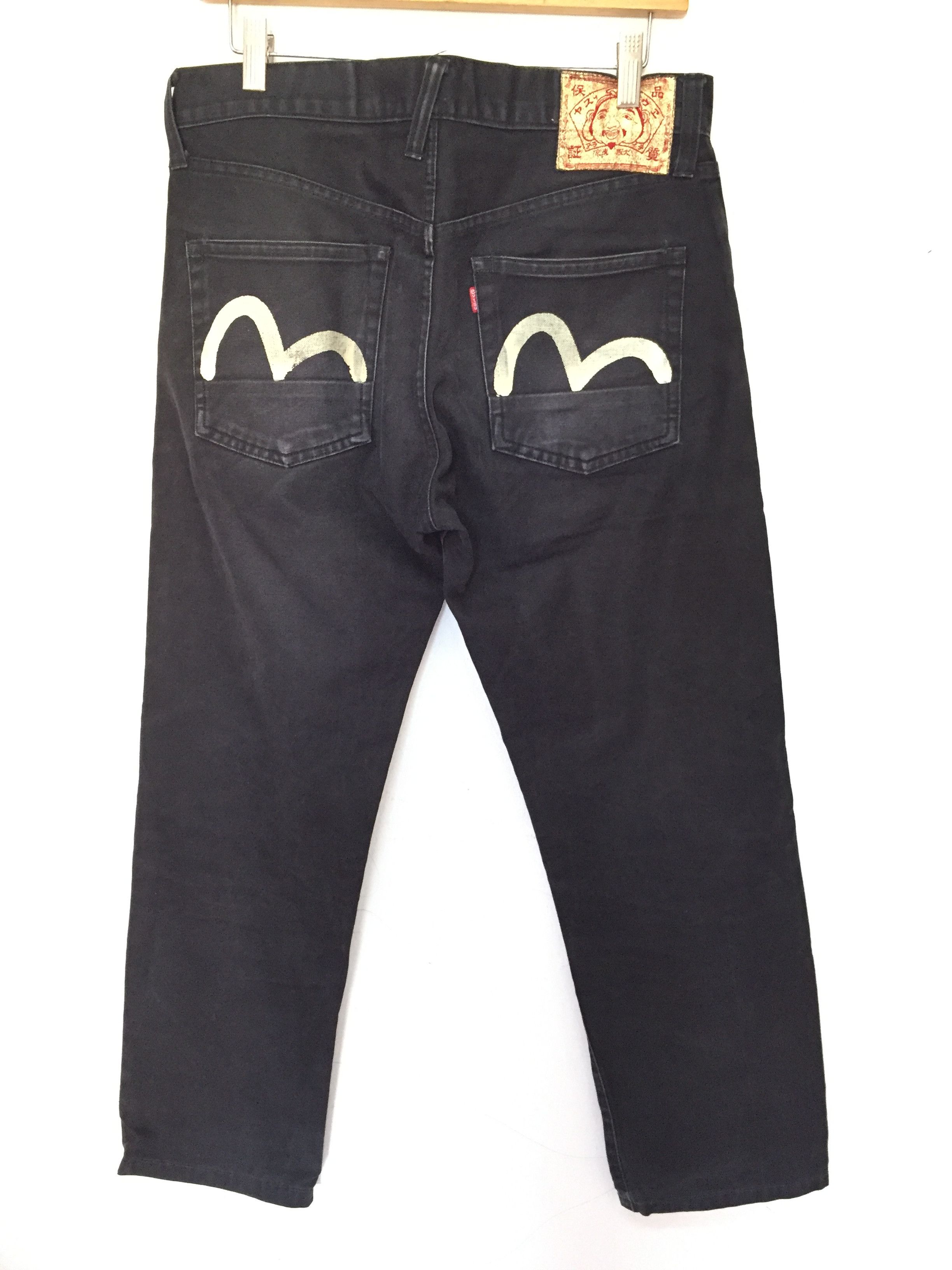 Evisu 90's Made in Japan EVISU black pants Size US 30 / EU 46 - 2 Thumbnail