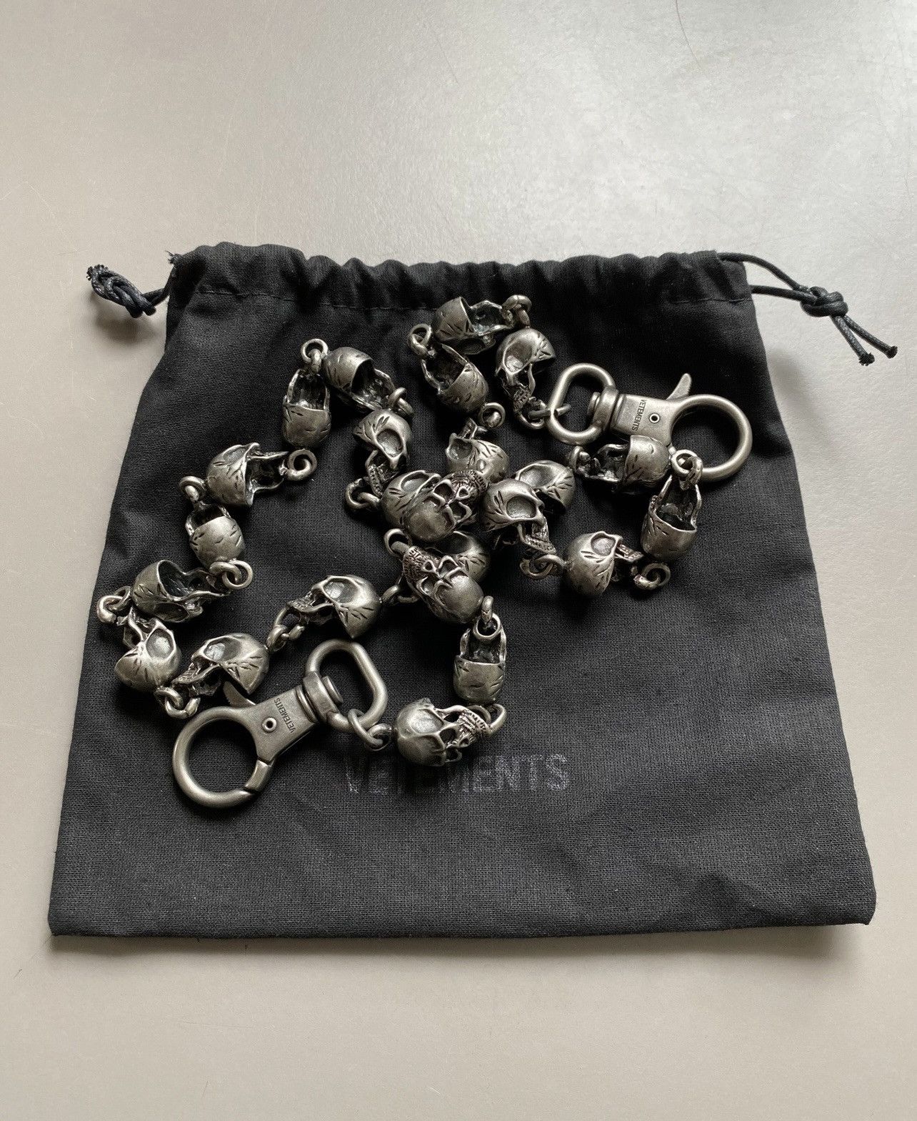 Vetements Vetements Brass Skull Wallet Chain | Grailed