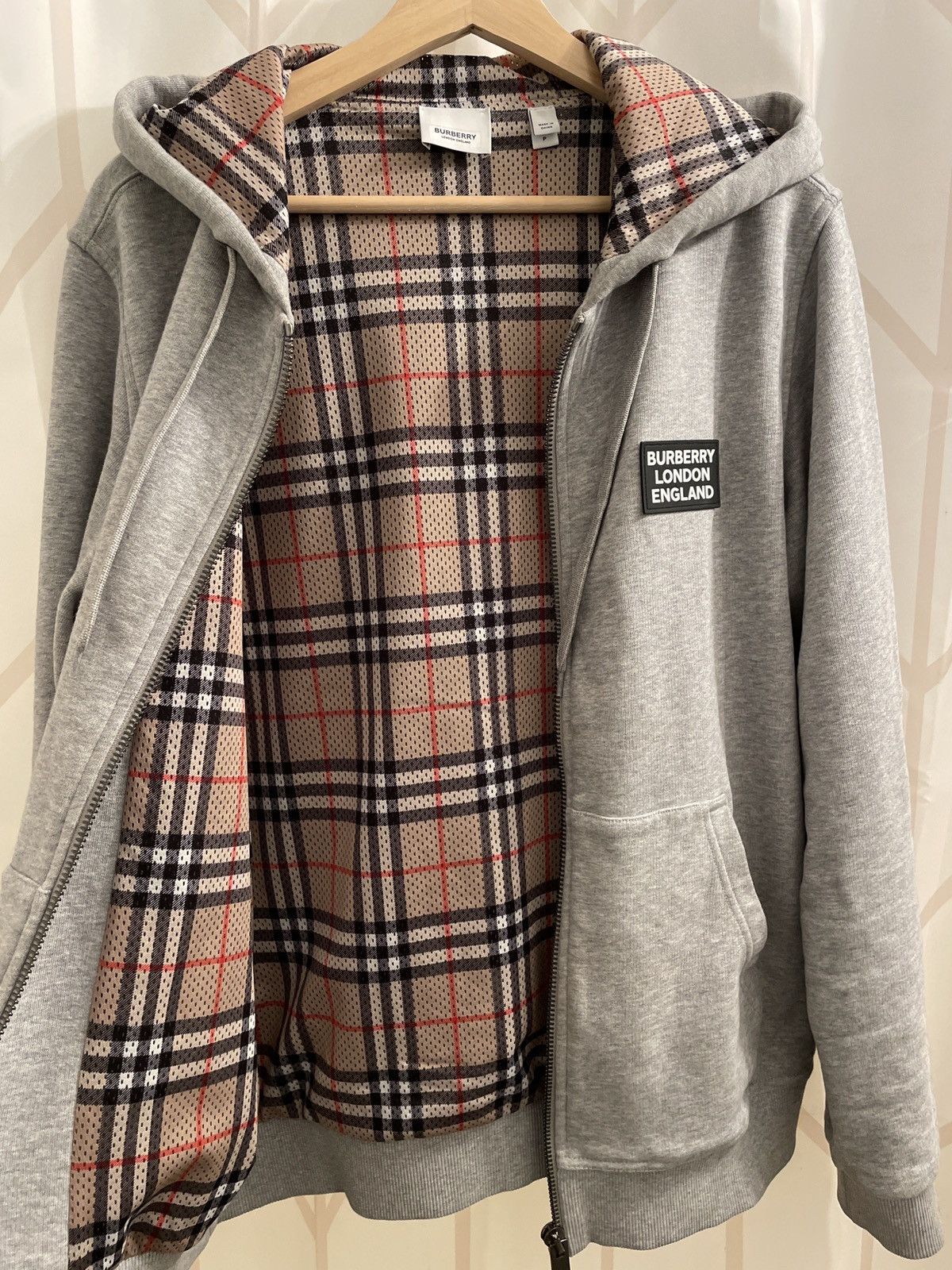Burberry Burberry Cotton Blend Zip Hoodie Size US S / EU 44-46 / 1 - 6 Thumbnail