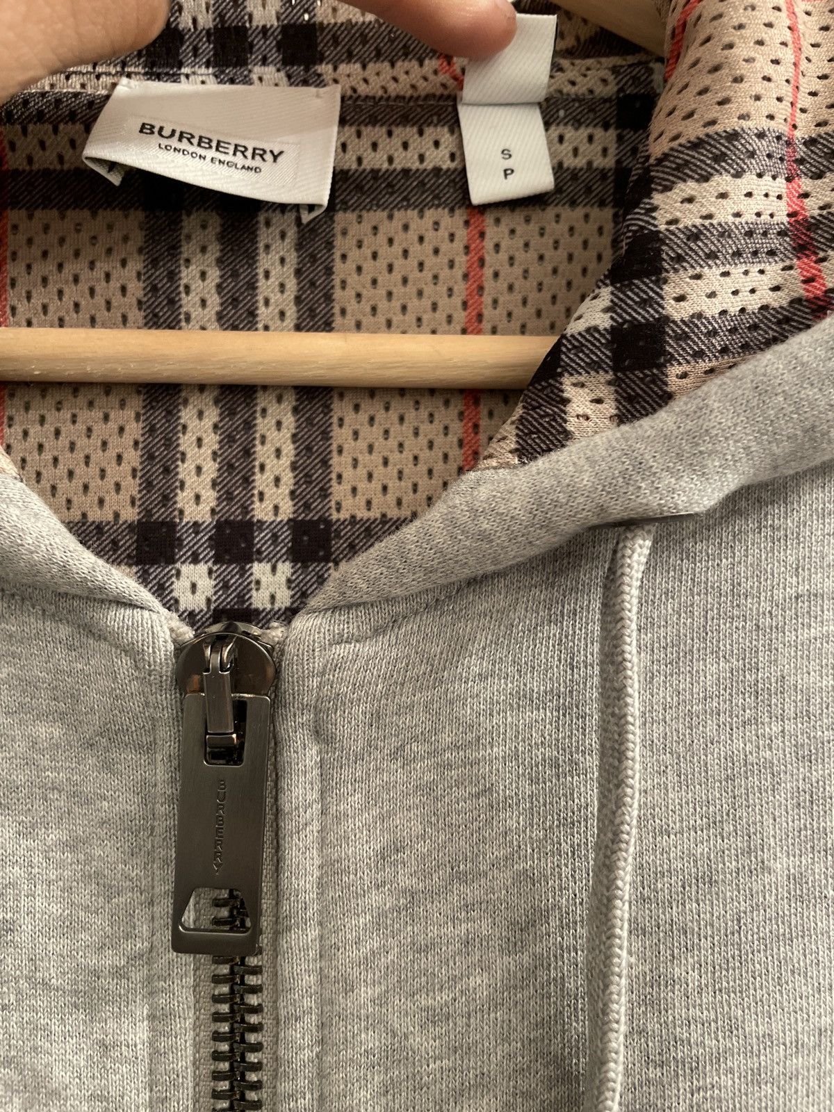 Burberry Burberry Cotton Blend Zip Hoodie Size US S / EU 44-46 / 1 - 5 Thumbnail