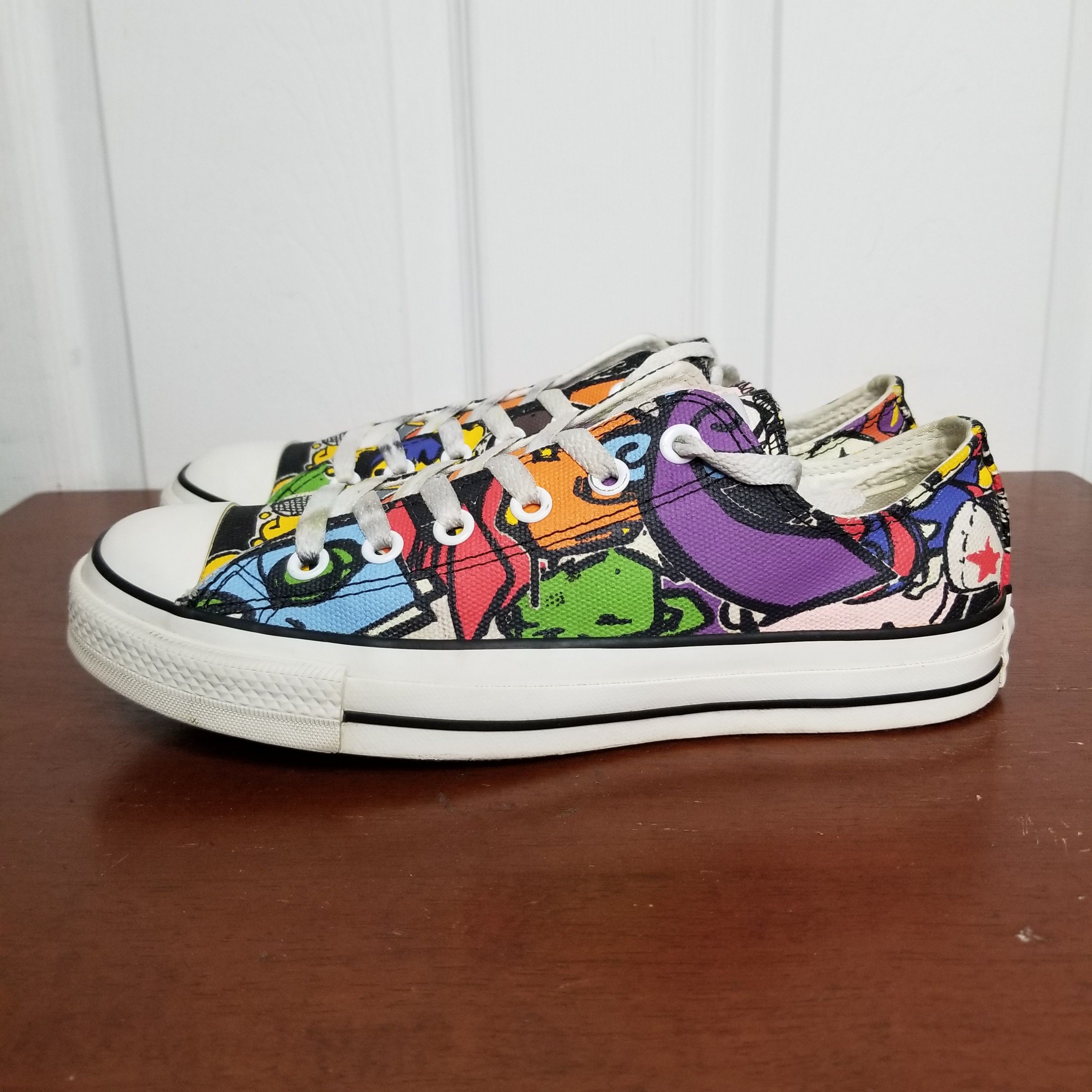 VTG Y2K Converse Chuck Taylor All Star Low Top AOP Sneakers