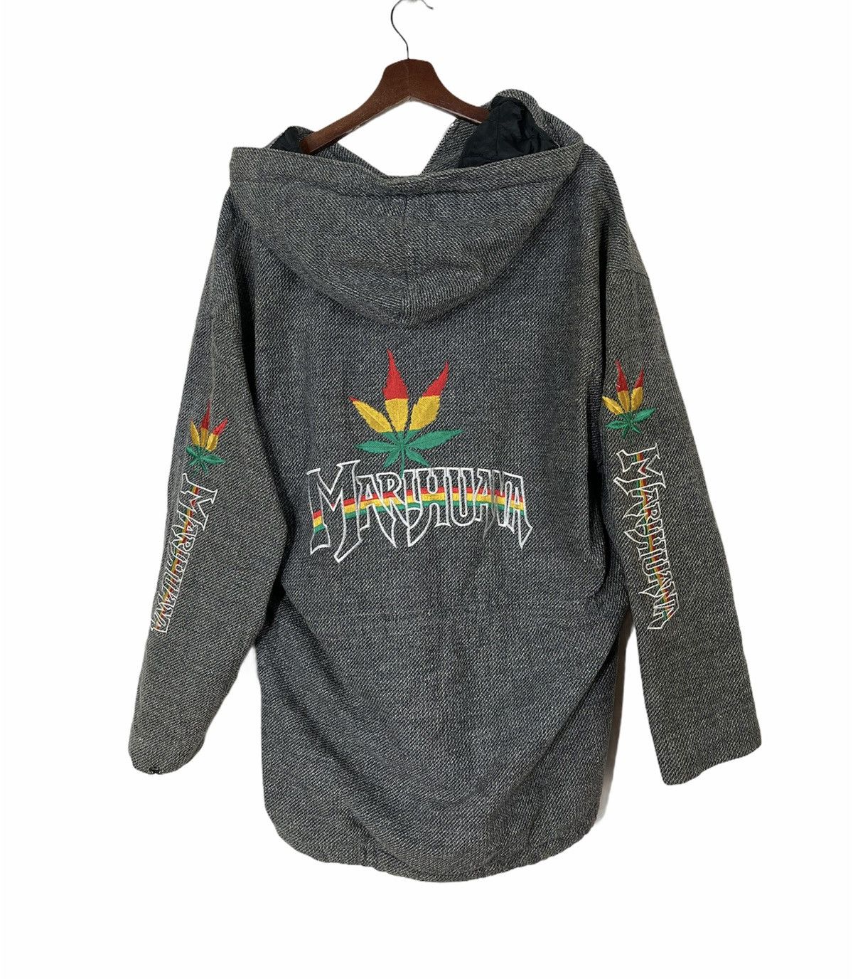 Vintage Snoop Dogg Vintage Rasta MARIJUANA Big Logo Size US L / EU 52-54 / 3 - 2 Thumbnail