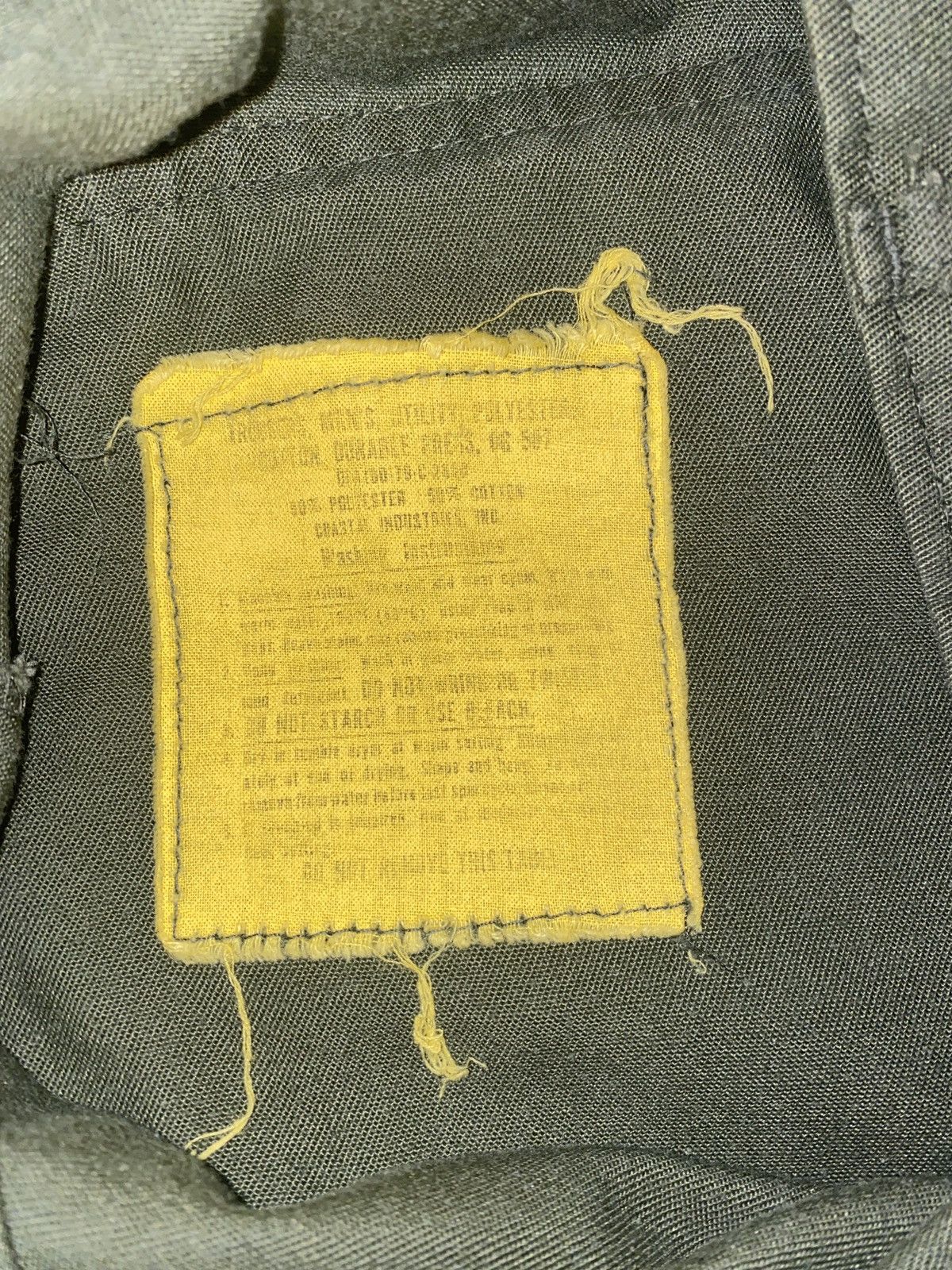 Vintage Vintage 1979 made USA baker pants Vietnam military Size US 33 - 7 Thumbnail