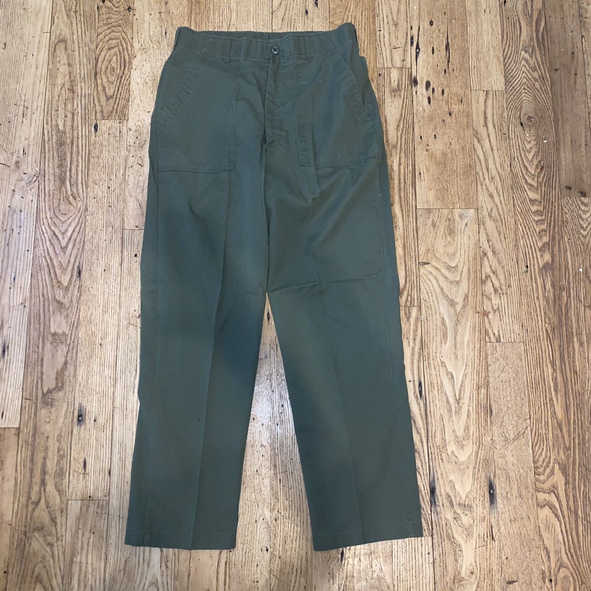 Vintage Vintage 1979 made USA baker pants Vietnam military Size US 33 - 1 Thumbnail