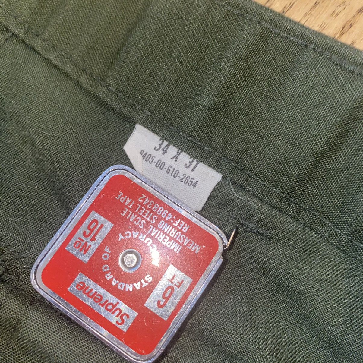 Vintage Vintage 1979 made USA baker pants Vietnam military Size US 33 - 4 Thumbnail