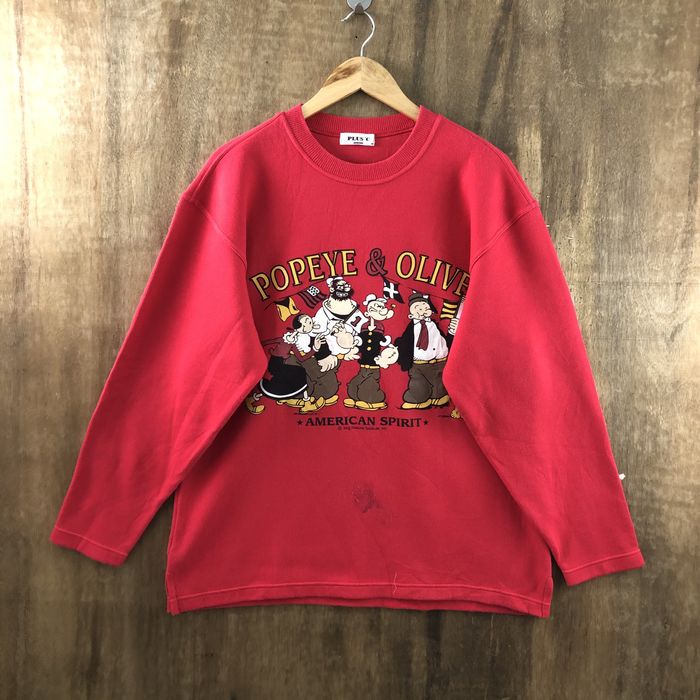 Vintage Vintage 00’s Popeye & Olive Cartoon Movie Sweatshirt 0011
