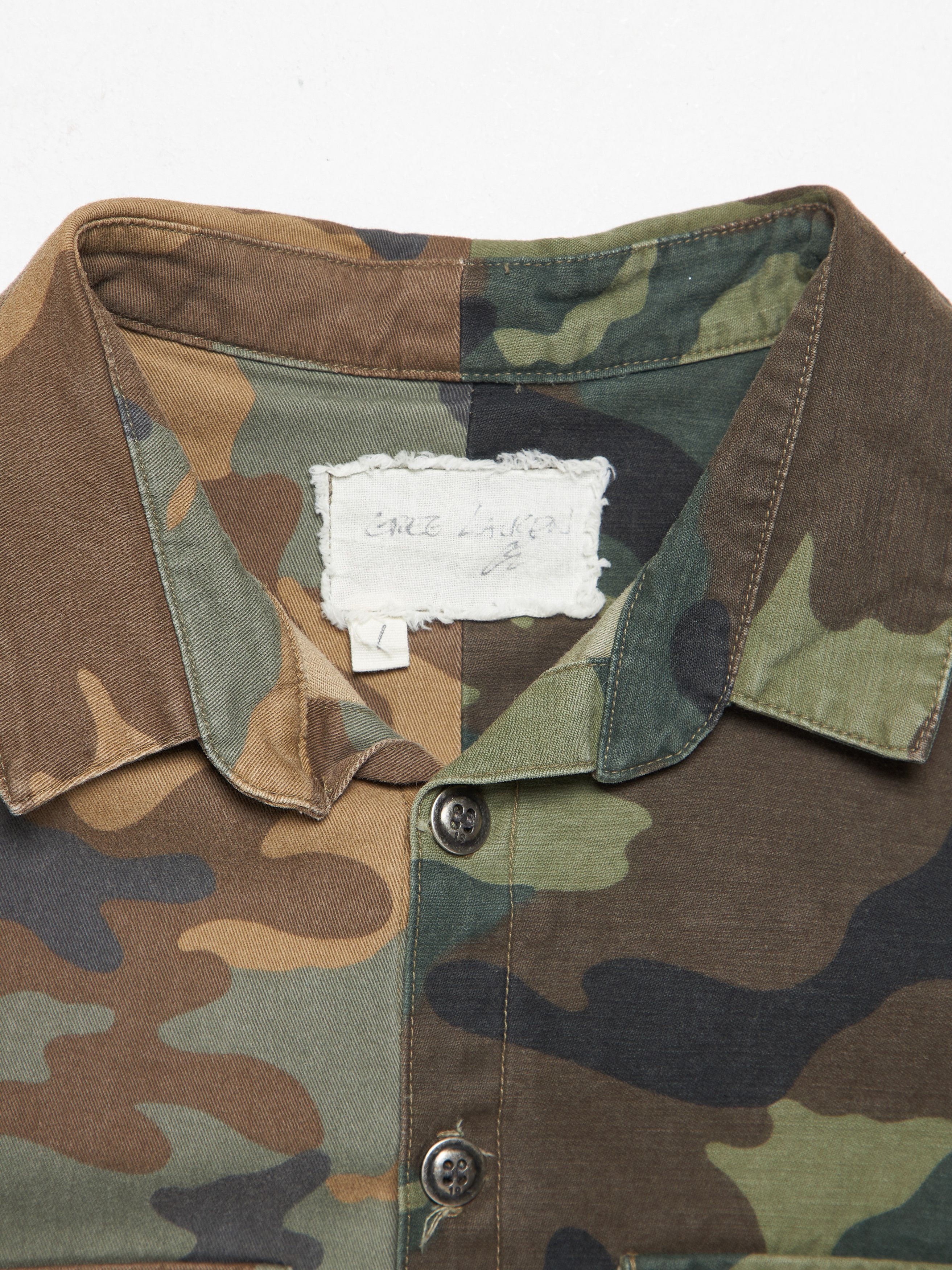 Greg Lauren Camo Printed/ Denim Cotton Jacket Size US S / EU 44-46 / 1 - 6 Thumbnail